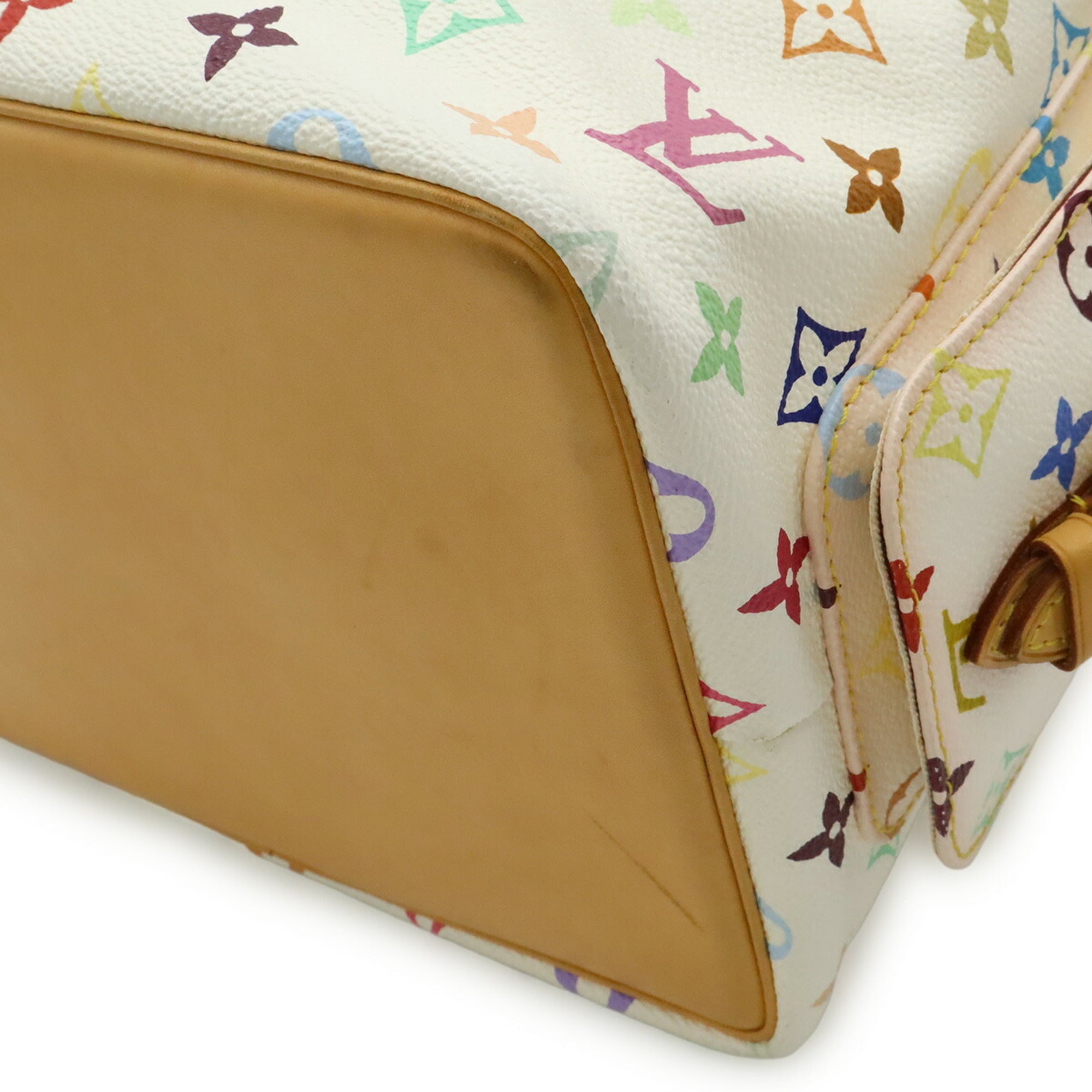 Louis Vuitton Blanc Monogram Multi-Color White Monogram Multicolore Shoulder Bag (Pre-Owned)