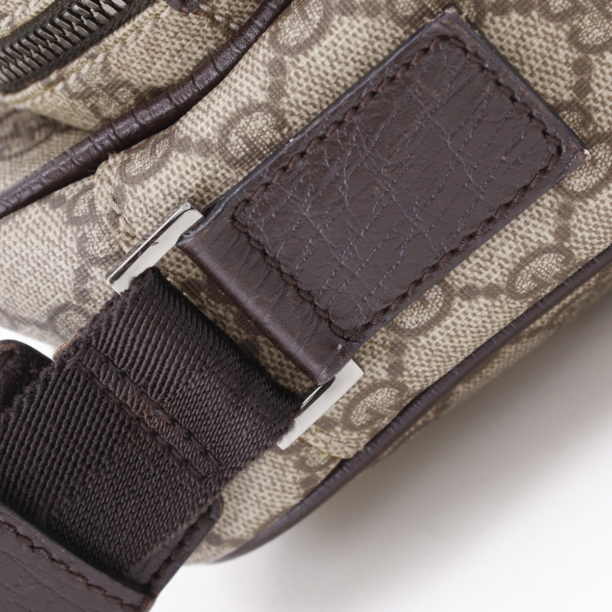 Gucci Brown Gg Supreme Shoulder Bag (Pre-Owned)