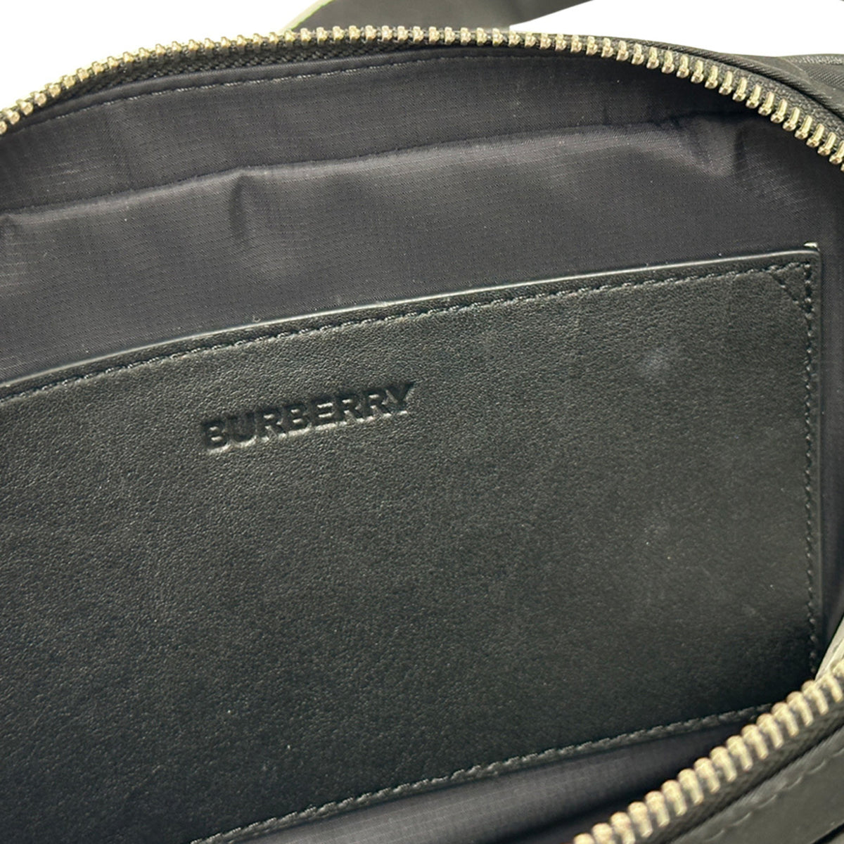 Burberry Black Nylon Handbag Sling Bag (Pre-Owned)