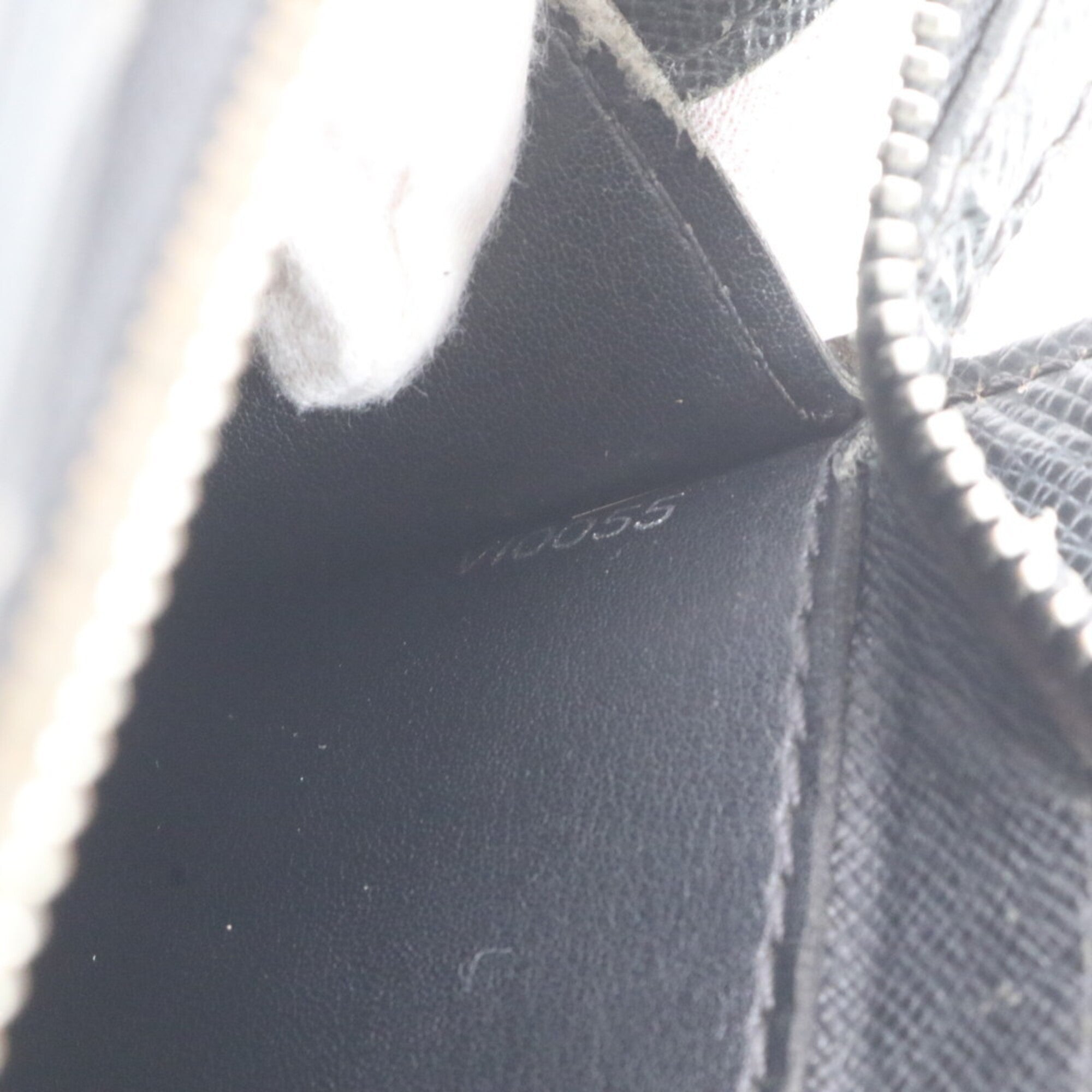 Louis Vuitton Ardoise Galle Leather Handbag Tote Bag (Pre-Owned)