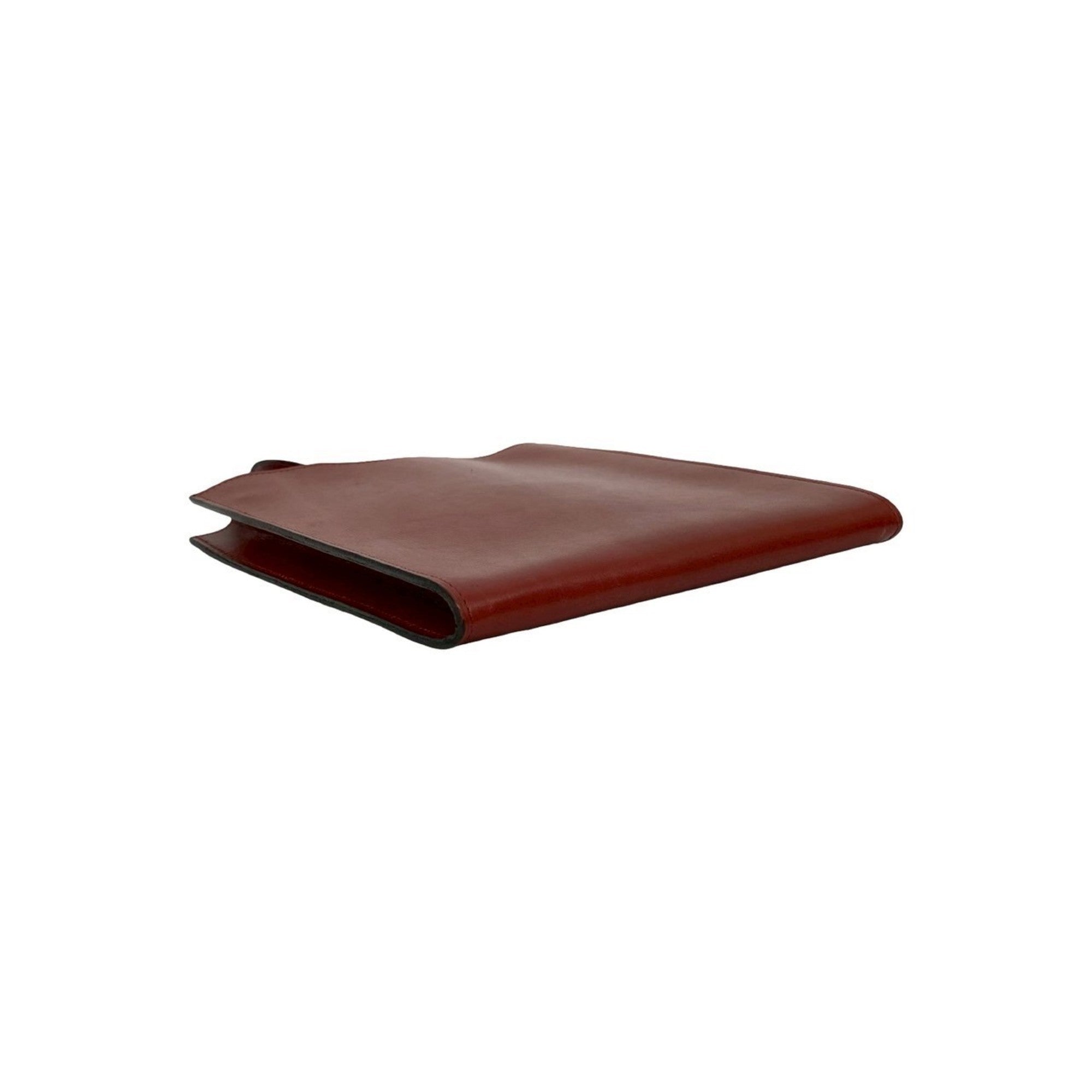 Hermes Red Color Box Calf Leather Pochette Shoulder Bag (Pre-Owned)