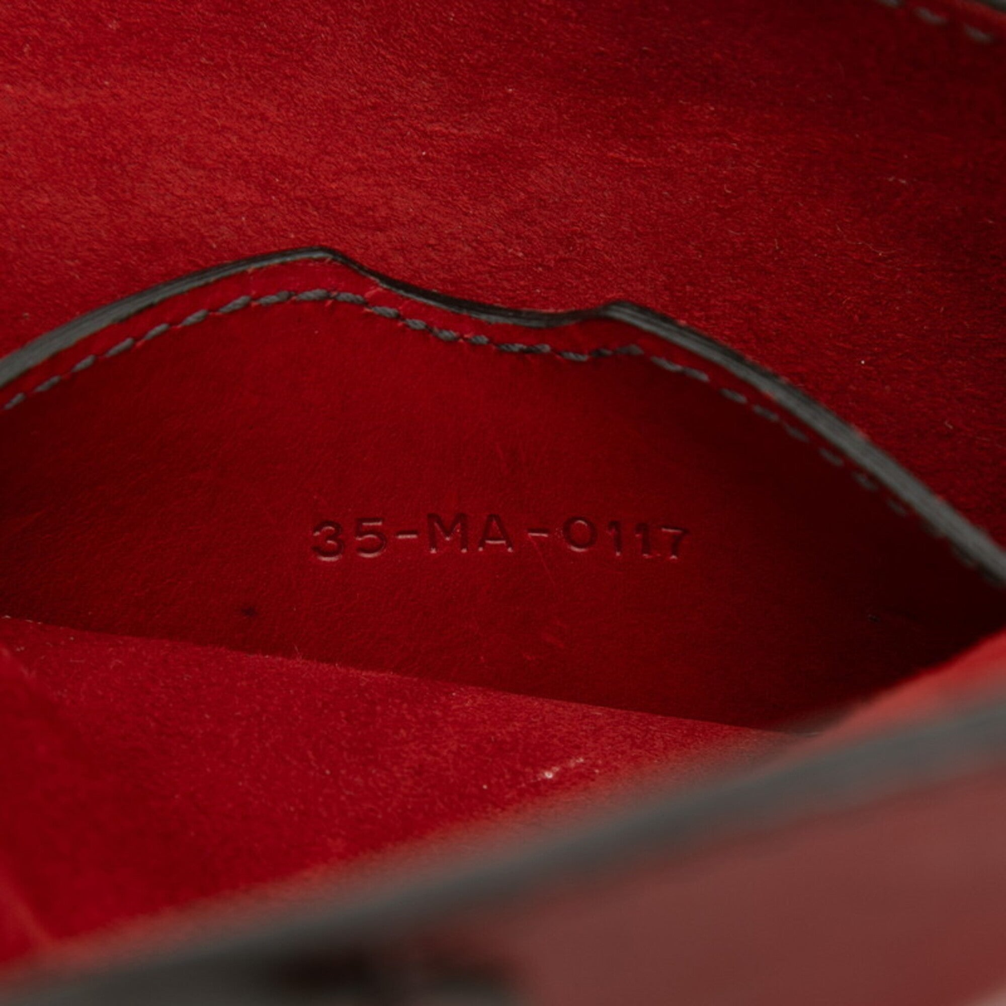 Christian Dior Red Color Leather Shoulder Bag (Pre-Owned)