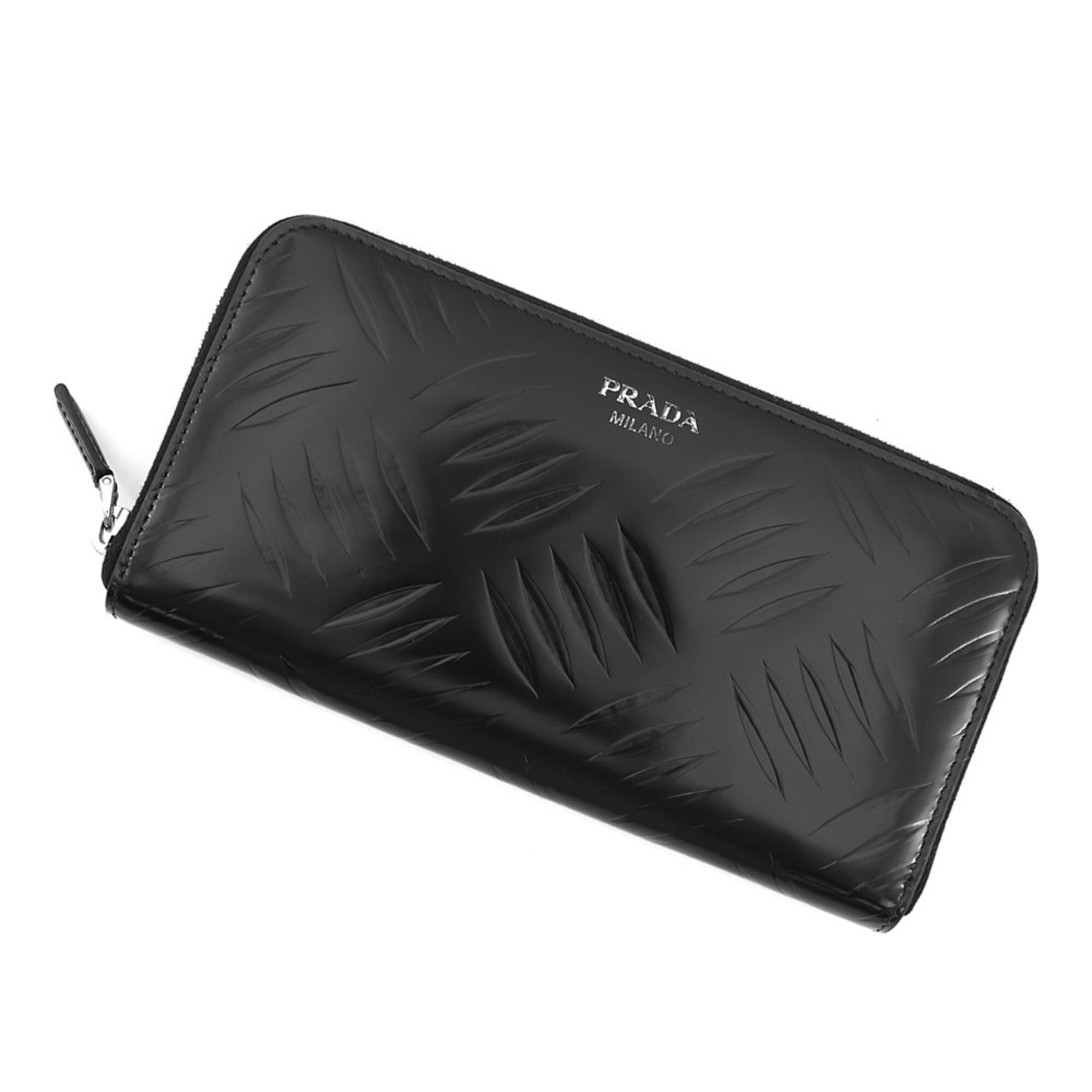 Prada Black Long Wallet (Bi-Fold) (Pre-Owned)