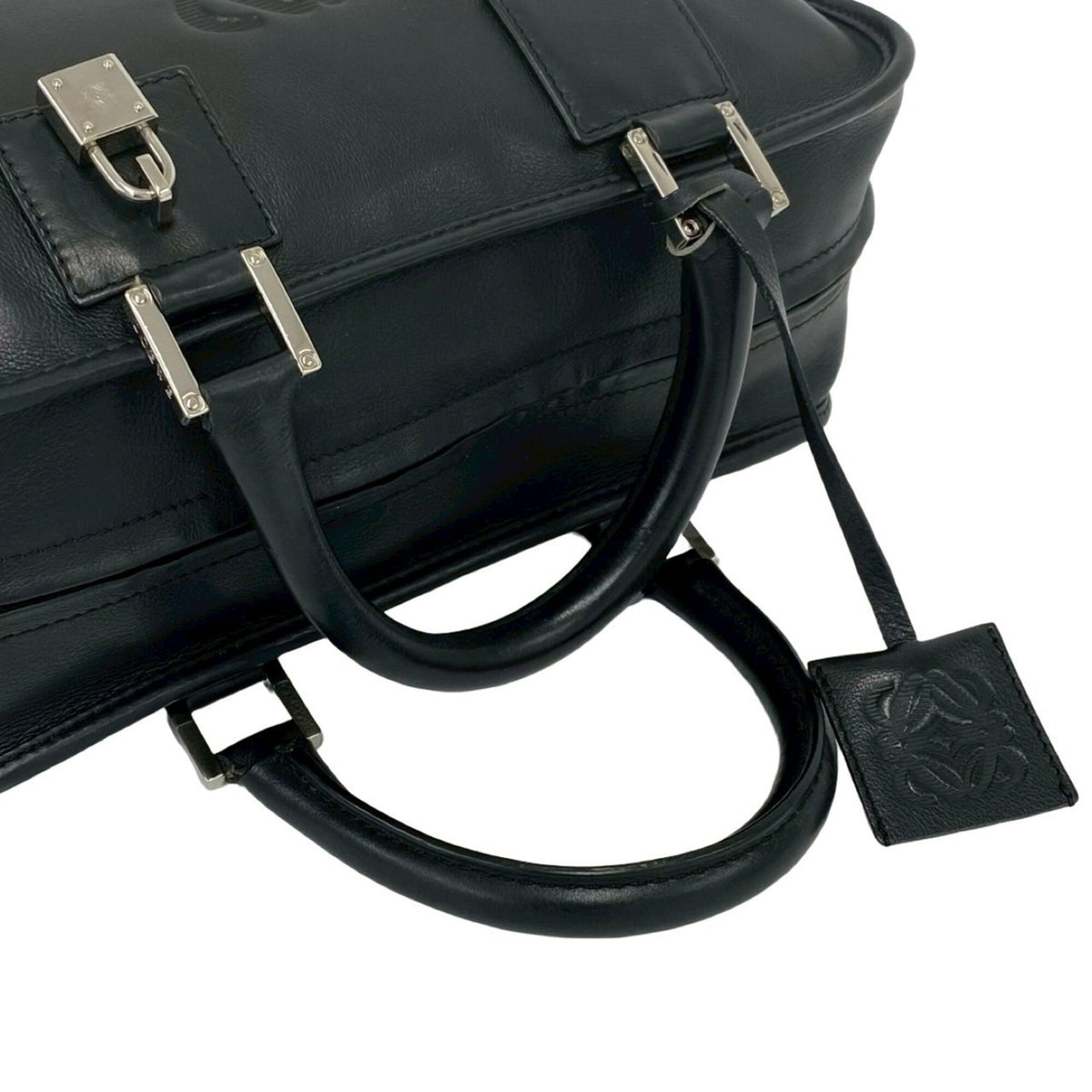 Loewe Black Leather Handbag (Pre-Owned)