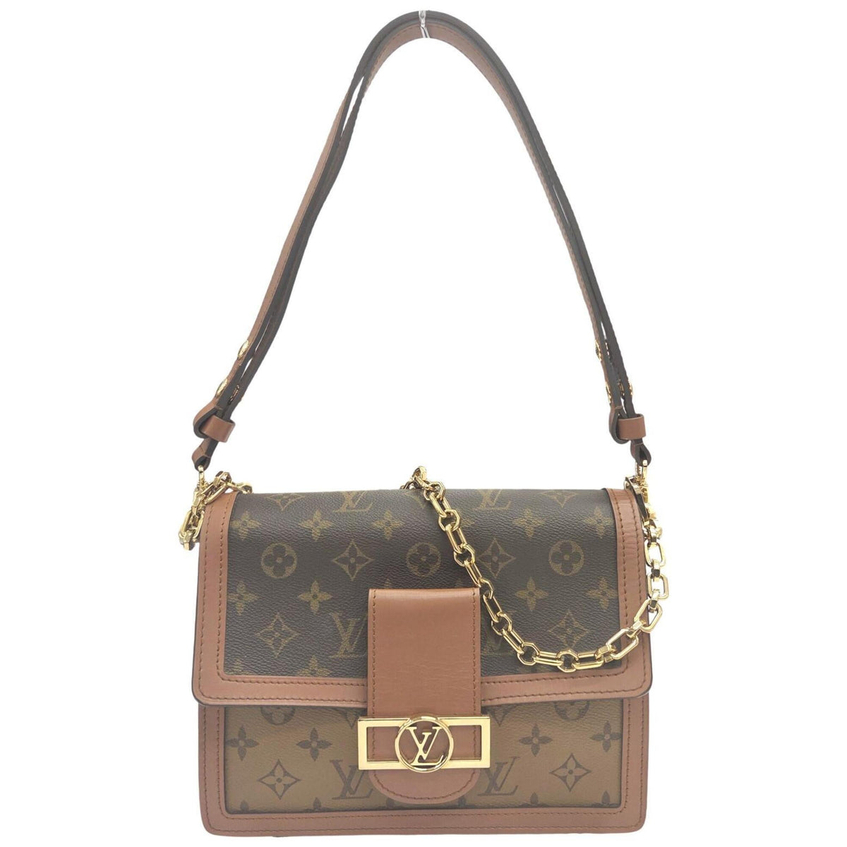 Louis Vuitton Brown Monogram Reverse Shoulder Bag (Pre-Owned)