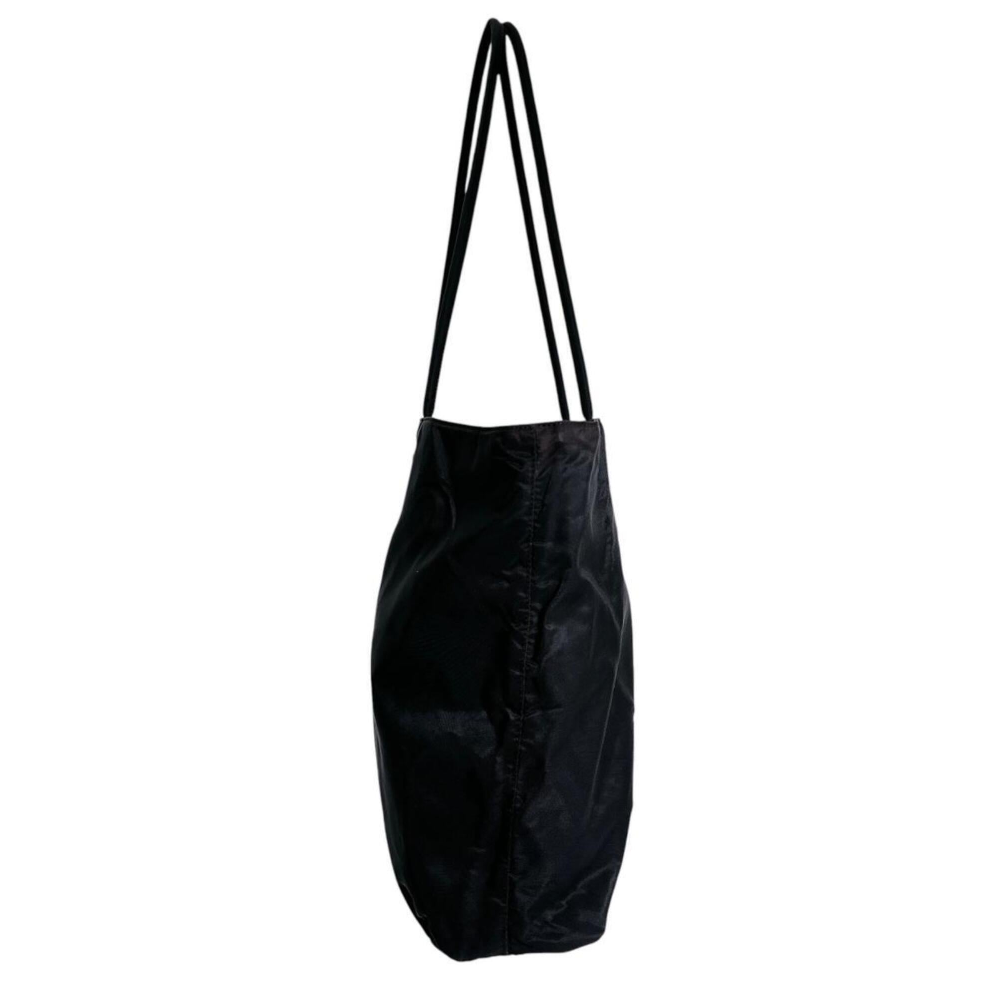 Prada Black Nylon Tote Bag (Pre-Owned)