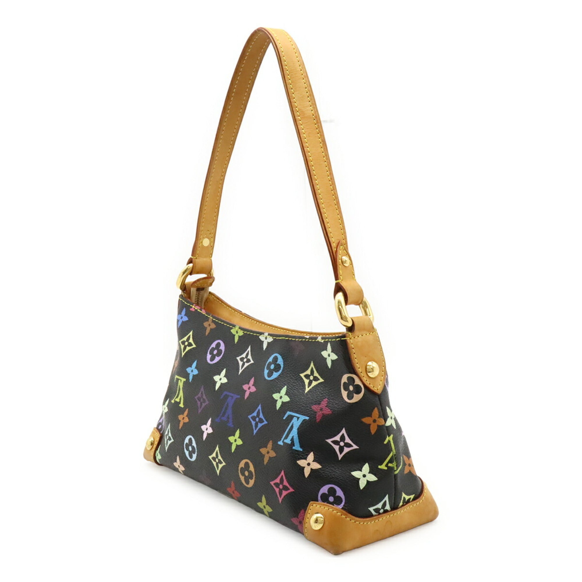 Louis Vuitton Noir Monogram Canvas Handbag Shoulder Bag (Pre-Owned)