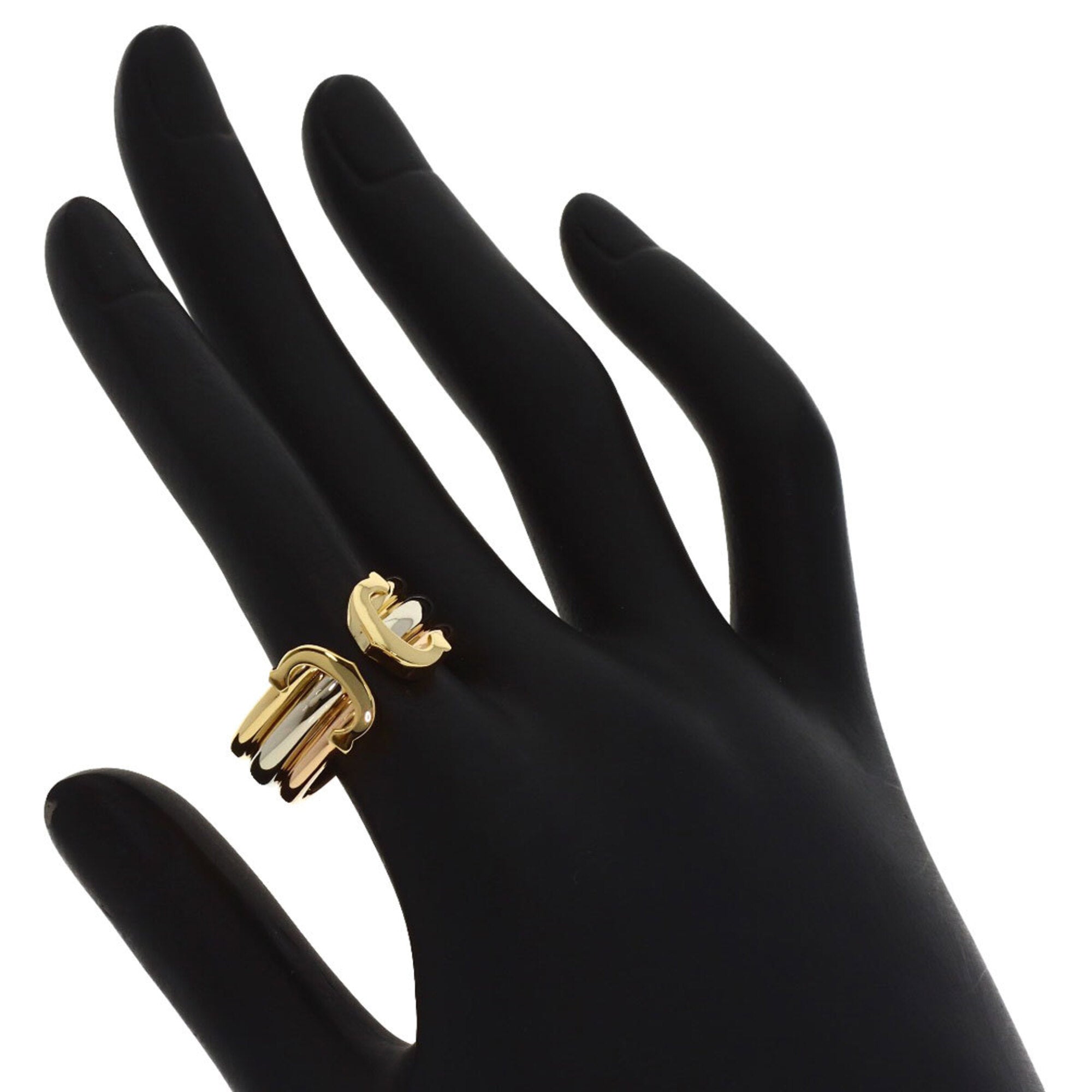 Cartier Yellow Gold (18K) Pink Gold (18K) White Gold (18K) Band Ring (Pre-Owned)