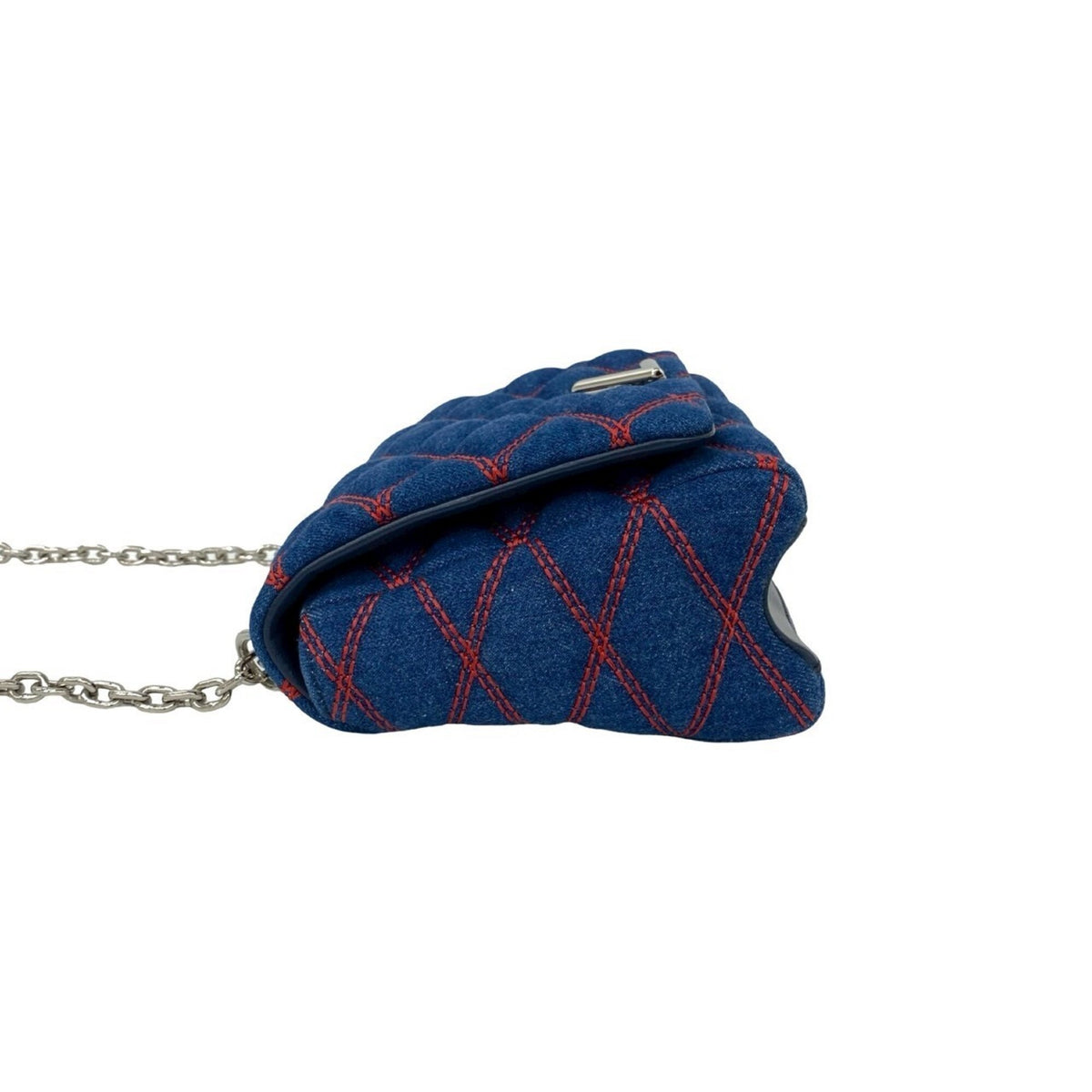 Louis Vuitton Blue Denim Shoulder Bag (Pre-Owned)