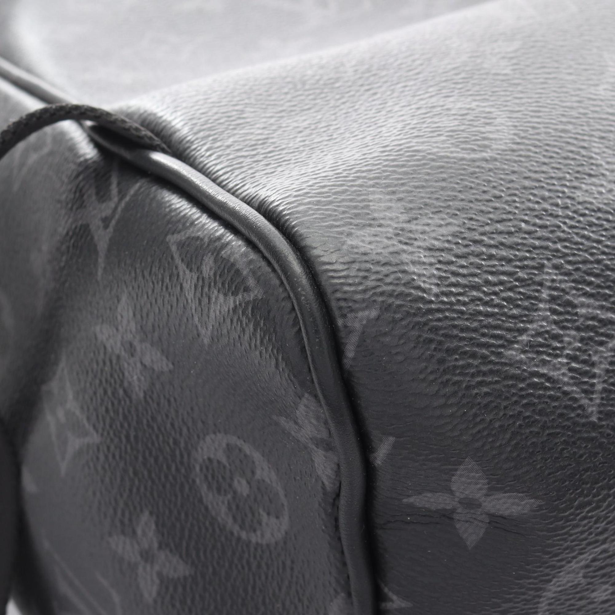 Louis Vuitton Black Monogram Eclipse Coated Canvas Leather Backpack (Pre-Owned)