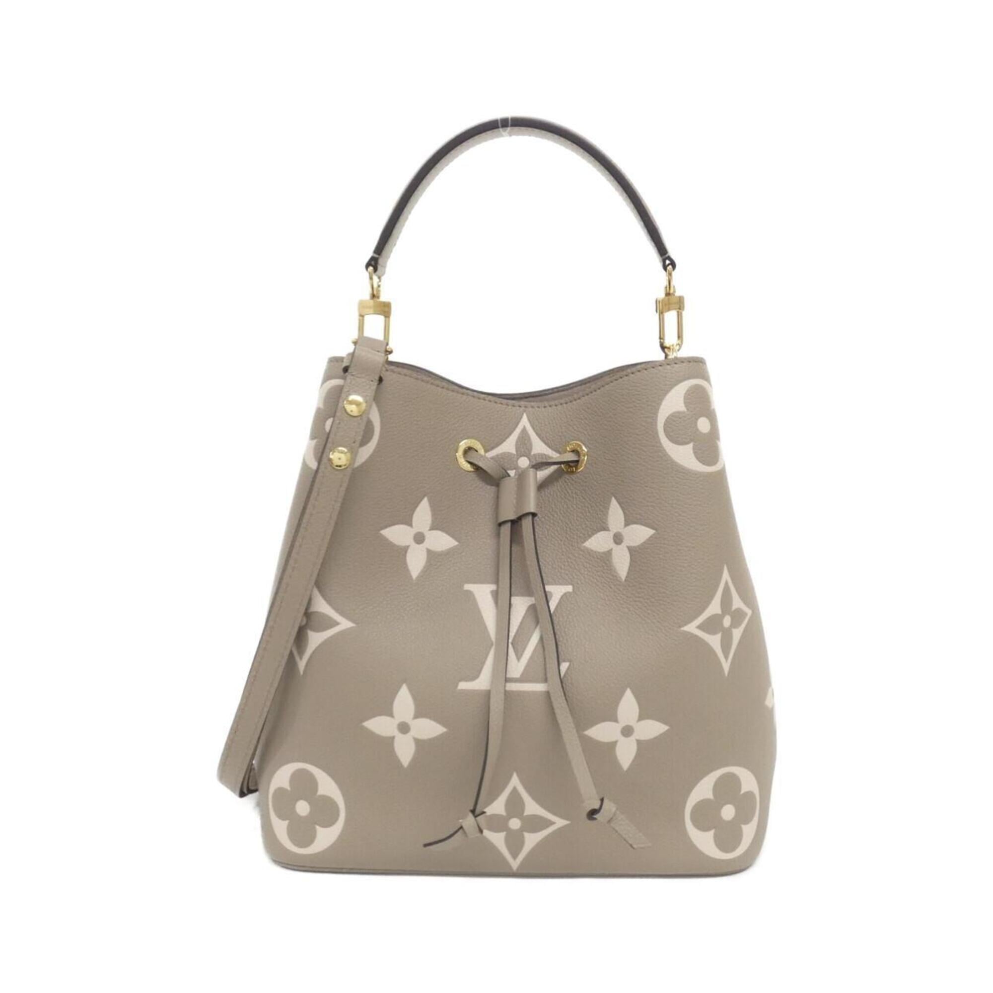 Louis Vuitton Monogram Empreinte Bicolor Cream Tourterelle Monogram Empreinte Shoulder Bag (Pre-Owned)