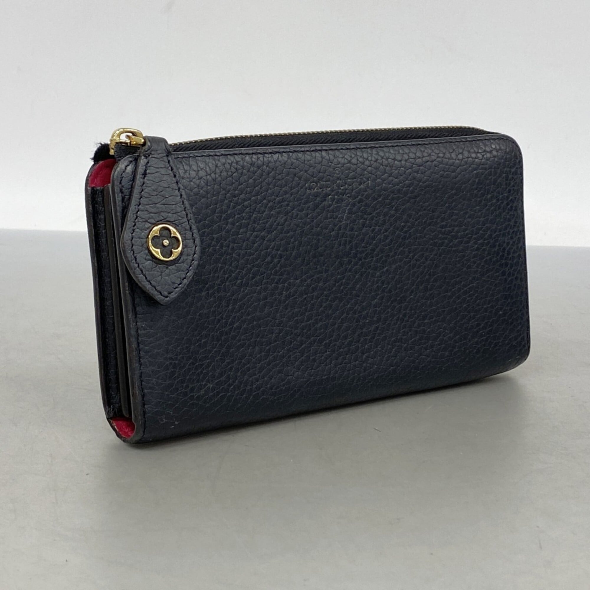 Louis Vuitton Noir Long Wallet (Bi-Fold) (Pre-Owned)