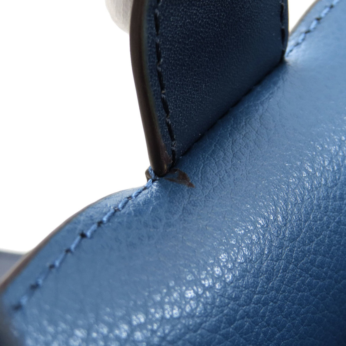 Michael Kors Navy Leather Tote Bag (Pre-Owned)