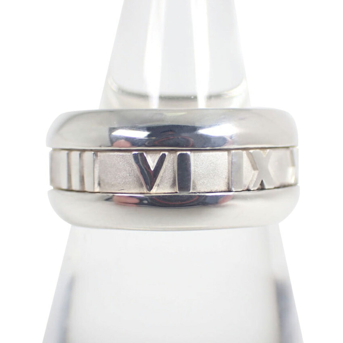 Tiffany Silver Sterling Silver 925 Band Ring (Pre-Owned)