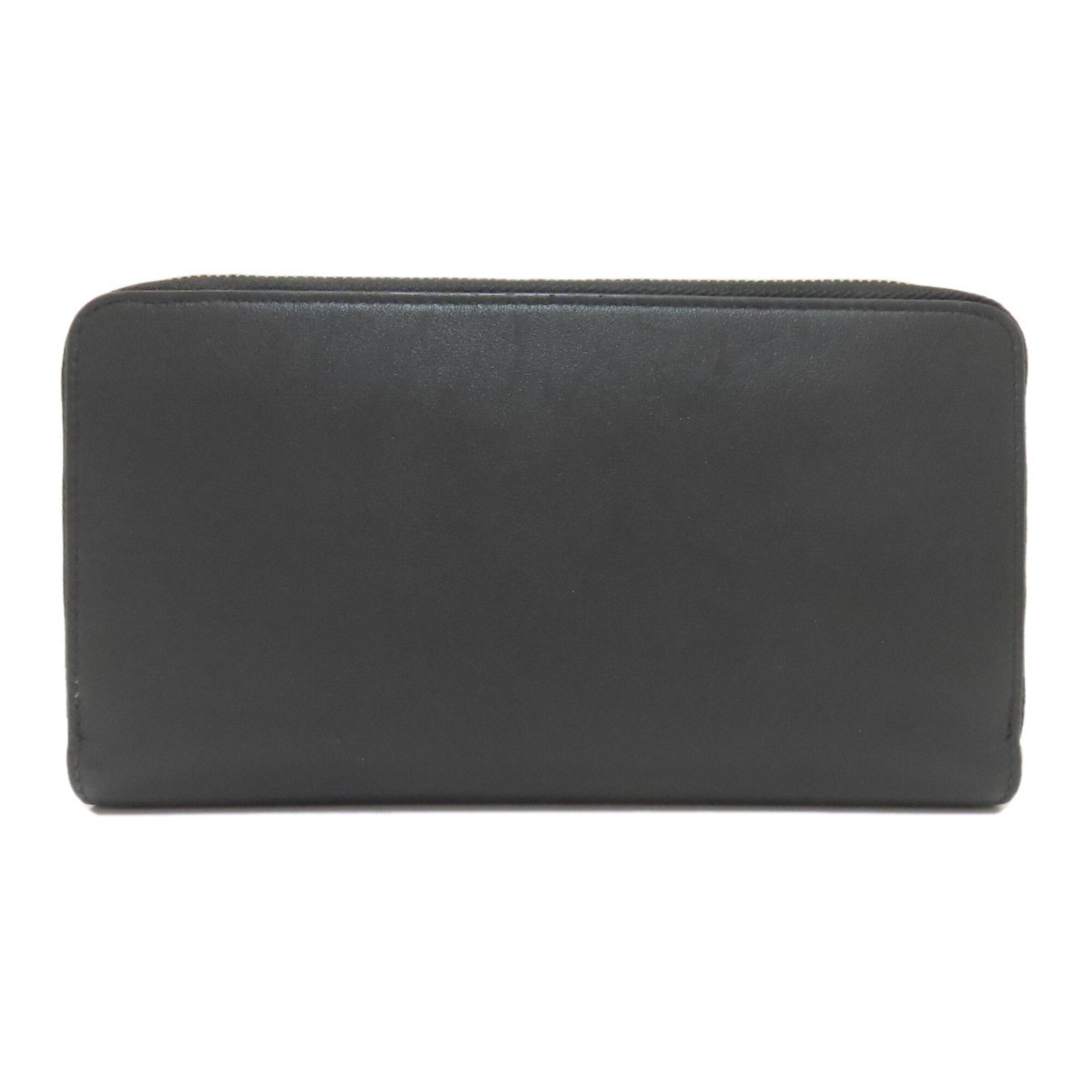 Cartier Must Black Leather Long Wallet (Bi-Fold) (Pre-Owned)