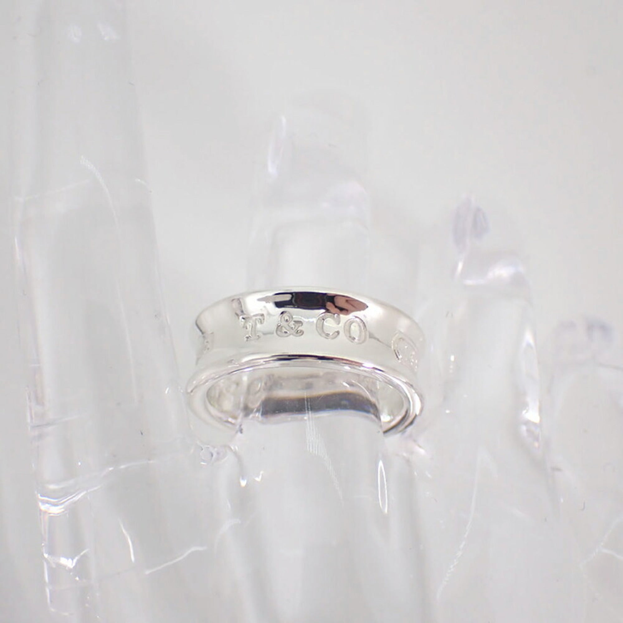 Tiffany Sterling Silver 925 Band Ring (Pre-Owned)