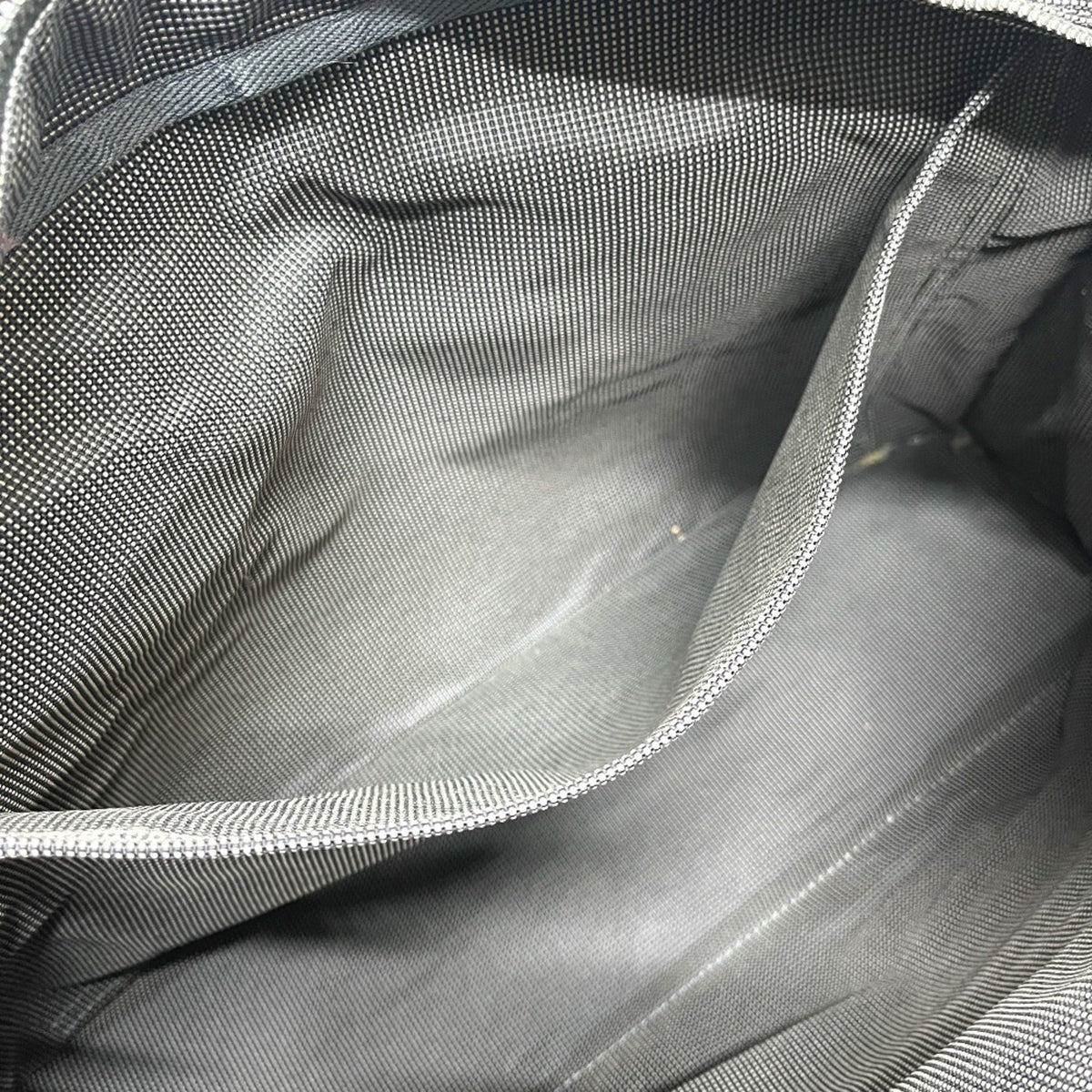 Hermes Gray Canvas Handbag Tote Bag (Pre-Owned)