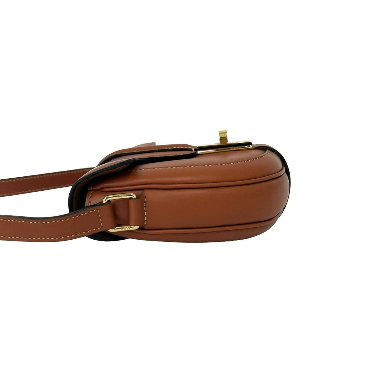 Celine Brown Leather Pochette Shoulder Bag (Pre-Owned)