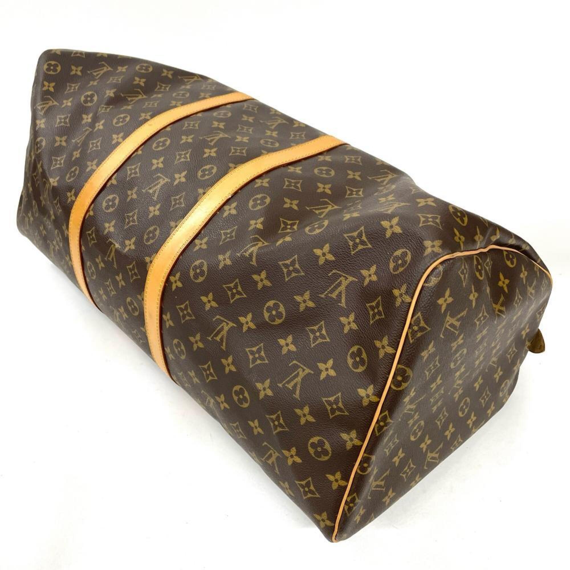 Louis Vuitton Brown Monogram Canvas Boston Bag (Pre-Owned)