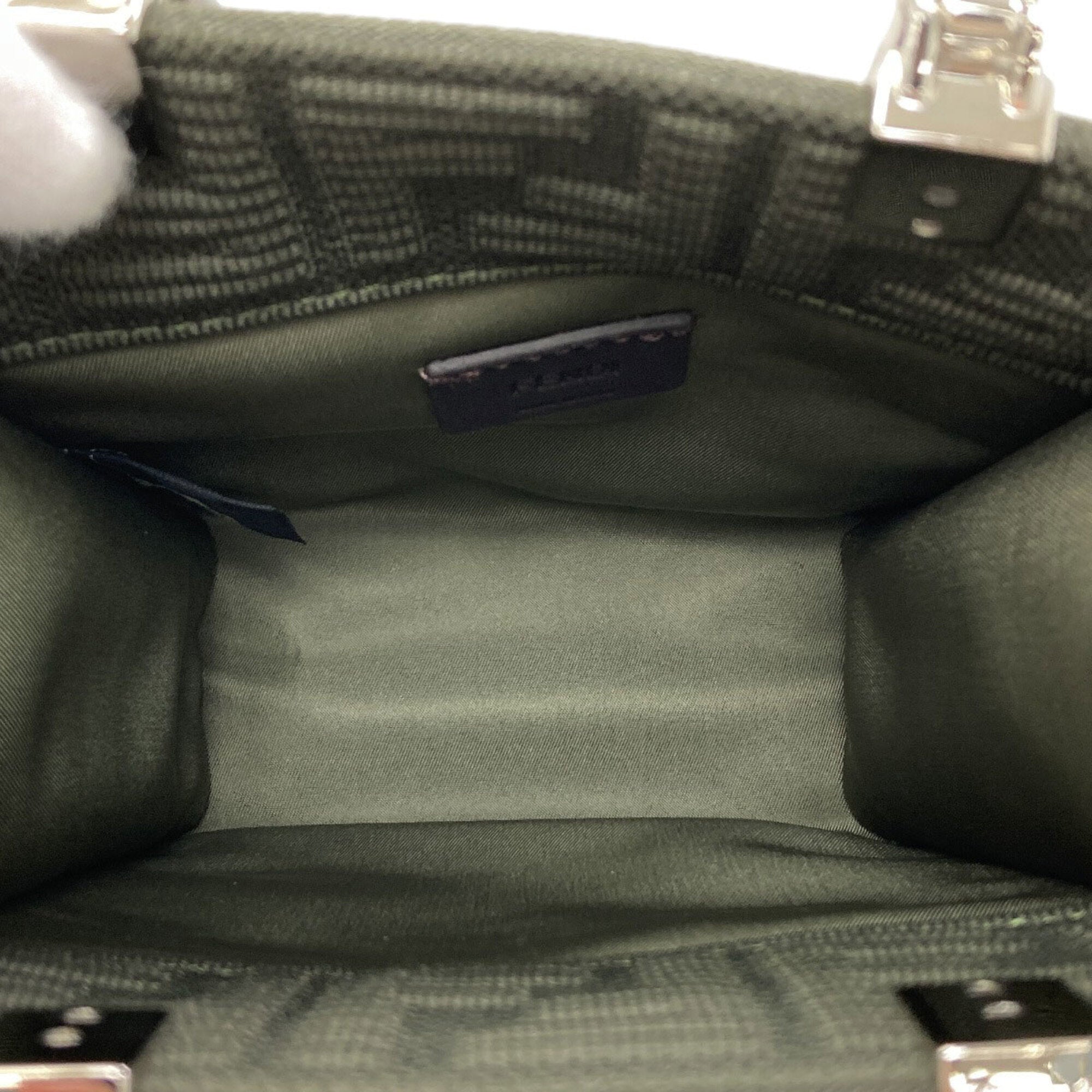 Fendi Khaki Canvas Handbag (Pre-Owned)