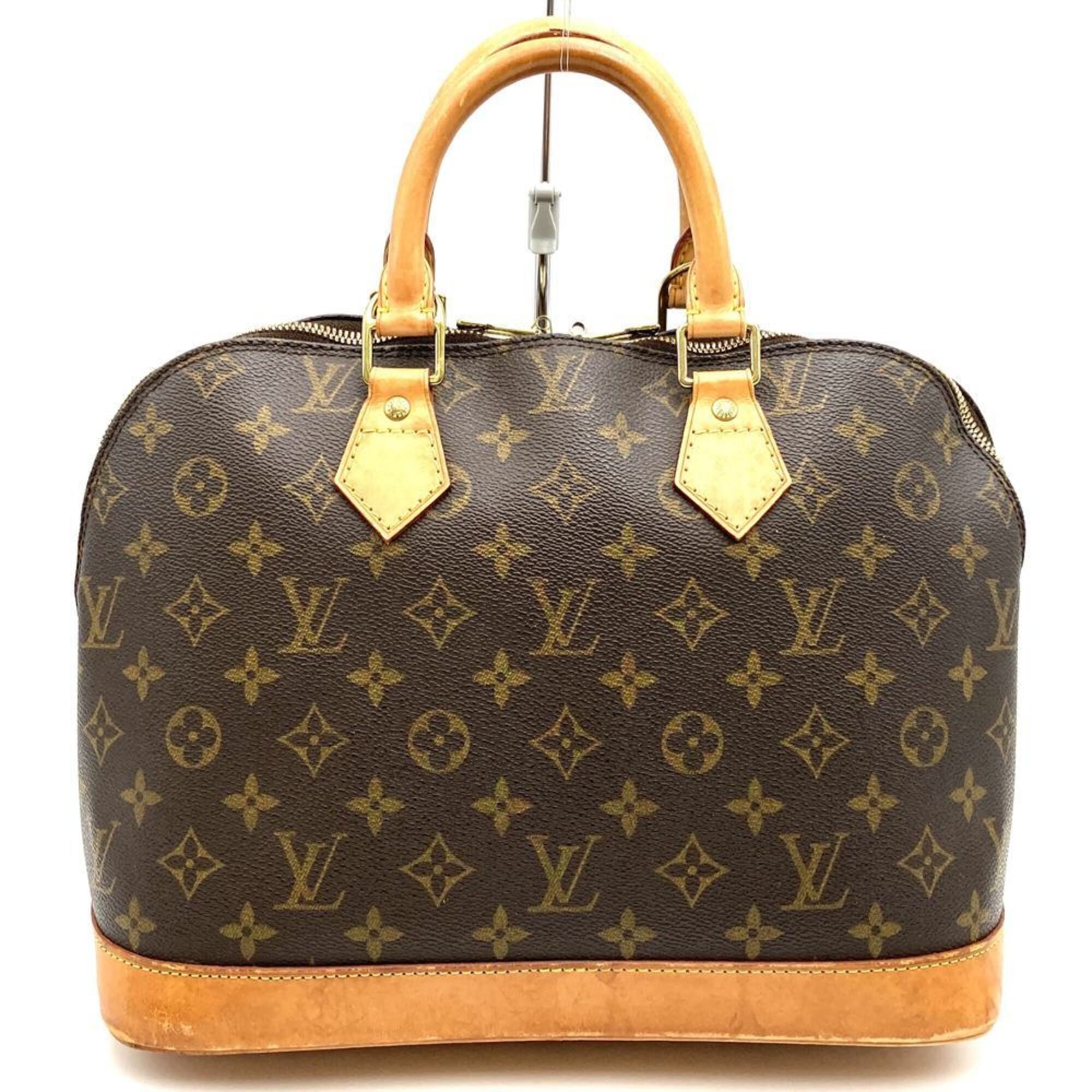 Louis Vuitton Brown Monogram Canvas Handbag (Pre-Owned)