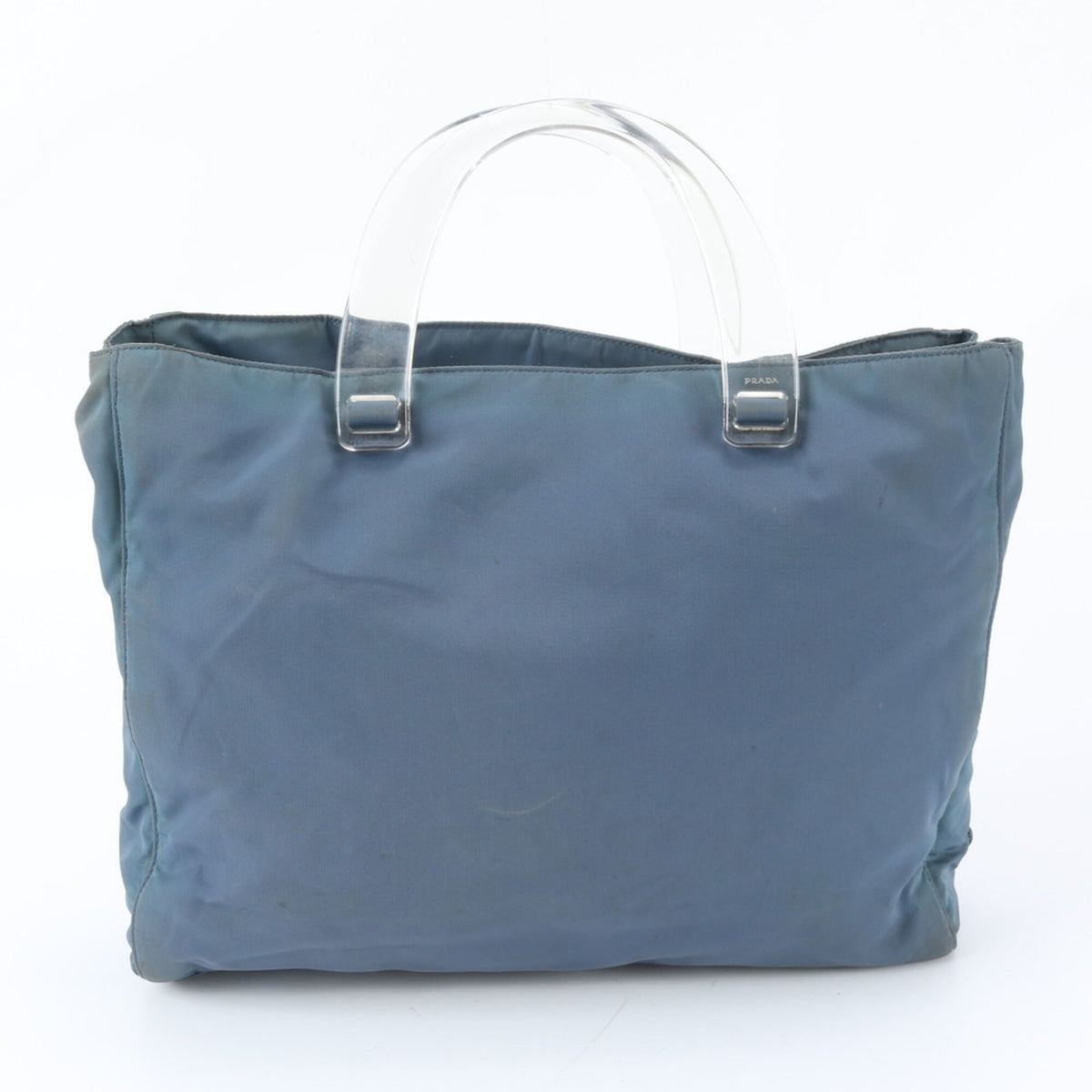Prada Light Blue Handbag Shoulder Bag Tote Bag (Pre-Owned)