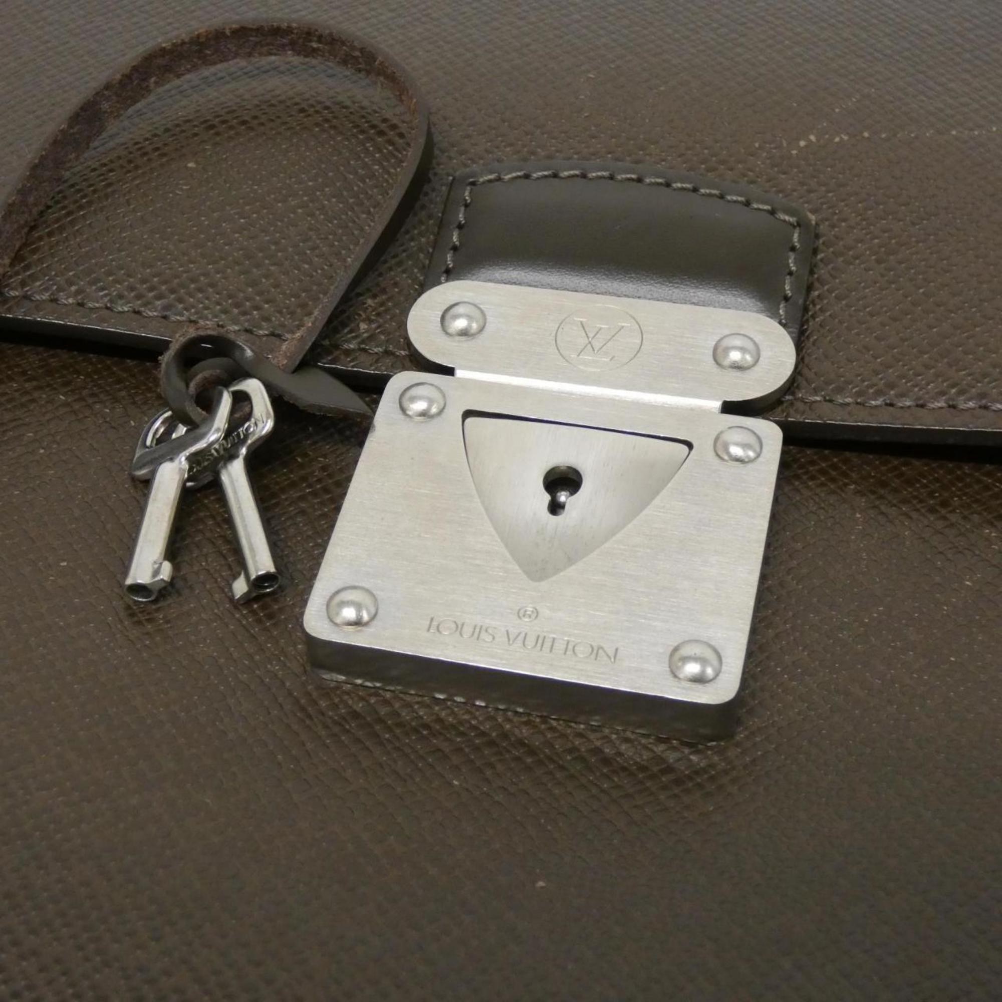 Louis Vuitton Brown Grizzly Leather Handbag (Pre-Owned)