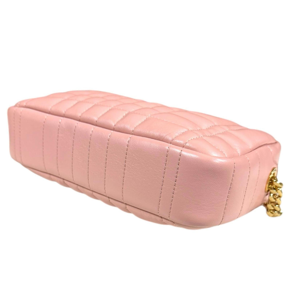 Burberry Pink Leather Shoulder Bag (Pre-Owned)