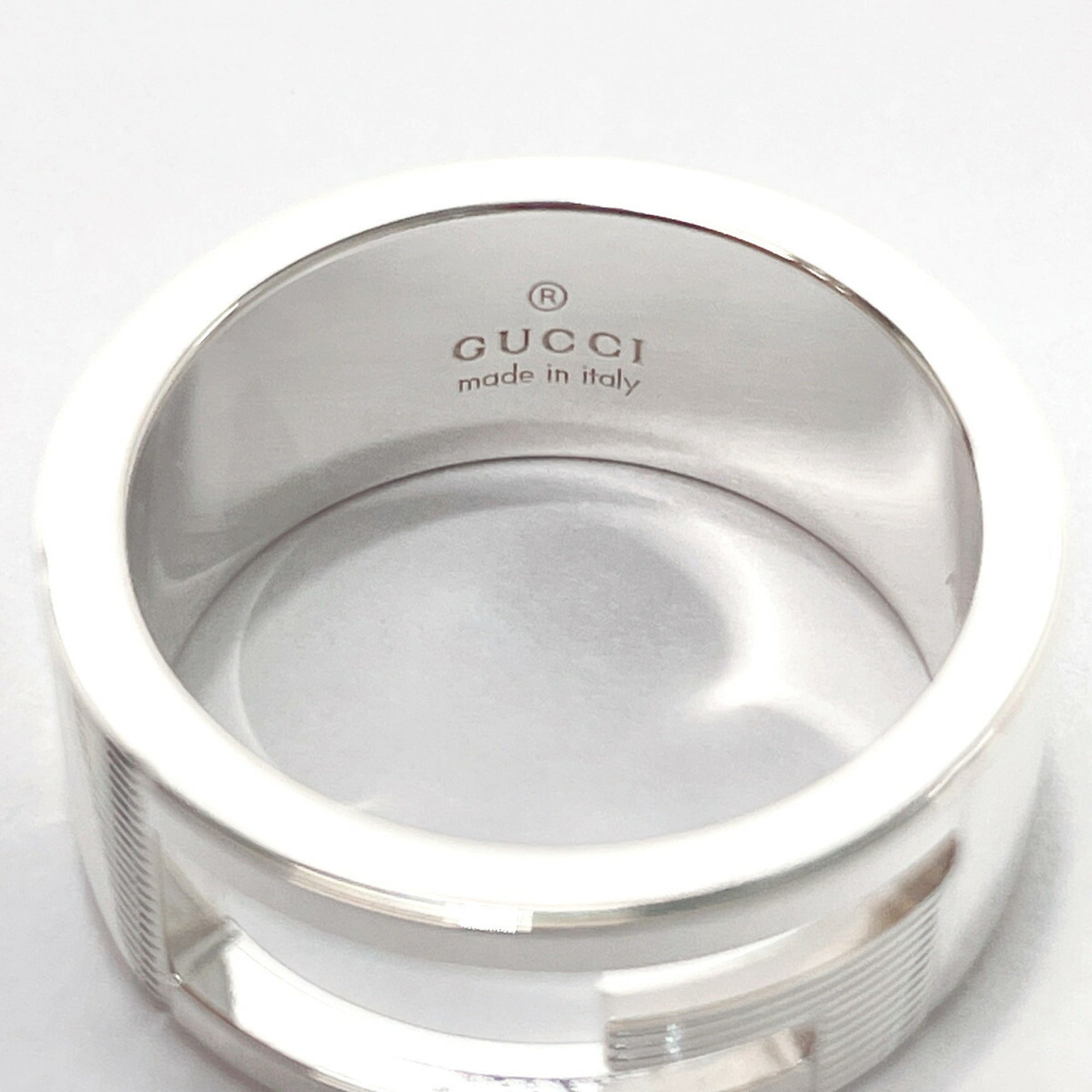 Gucci Silver Silver 925 Band Ring (Pre-Owned)