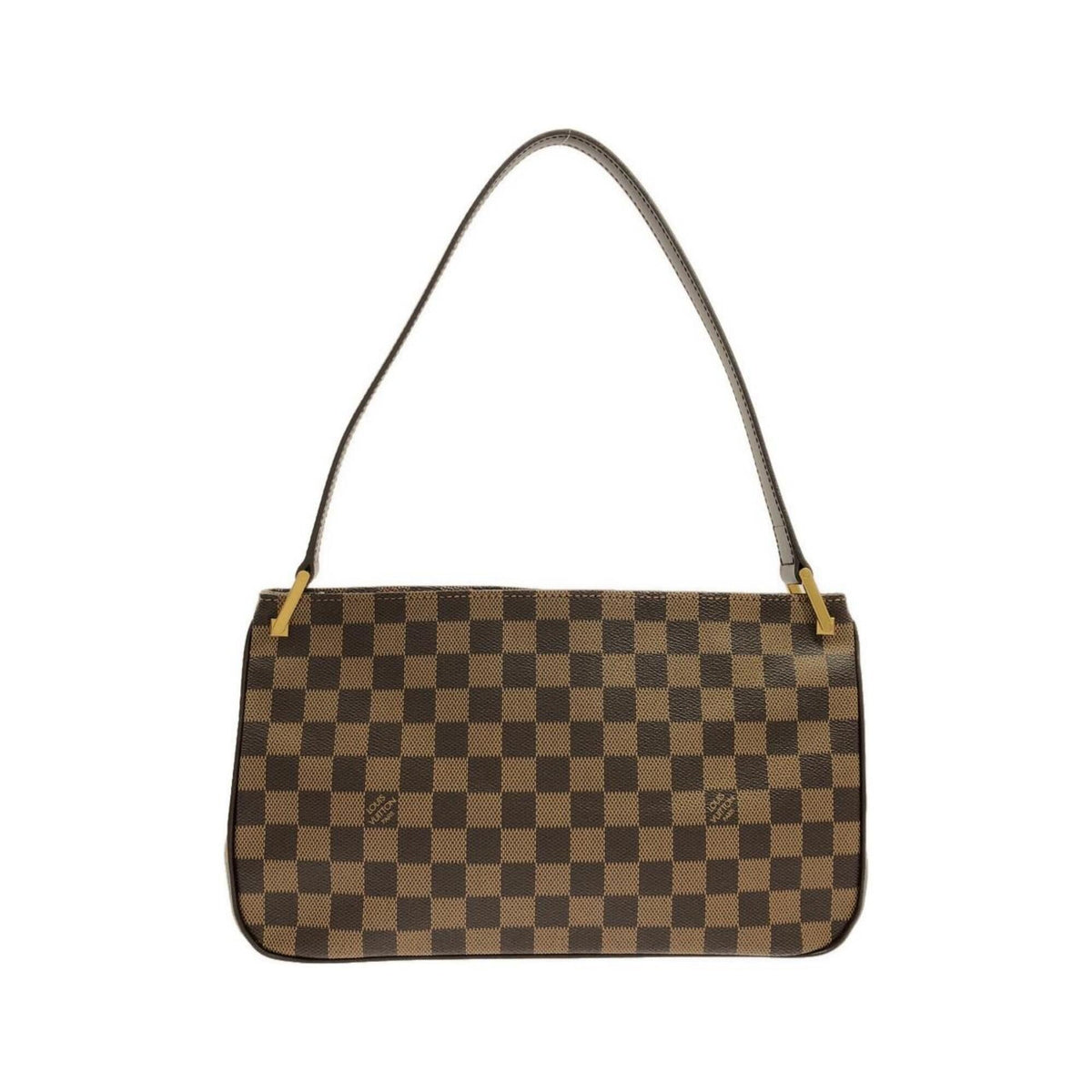 Louis Vuitton Brown Coated Canvas Shoulder Bag (Pre-Owned)