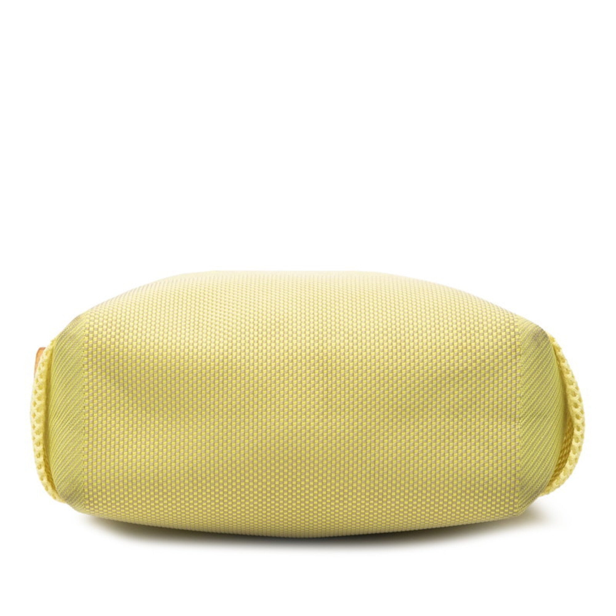 Louis Vuitton Yellow Canvas Leather Shoulder Bag (Pre-Owned)