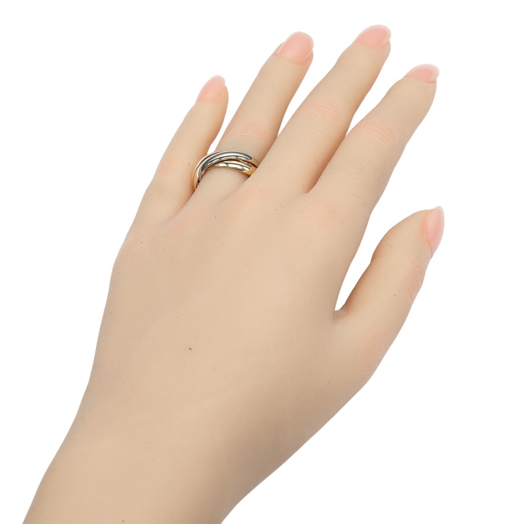 Cartier Pink Gold White Gold Yellow Gold Yellow Gold (18K) Pink Gold (18K) White Gold (18K) Band Ring (Pre-Owned)