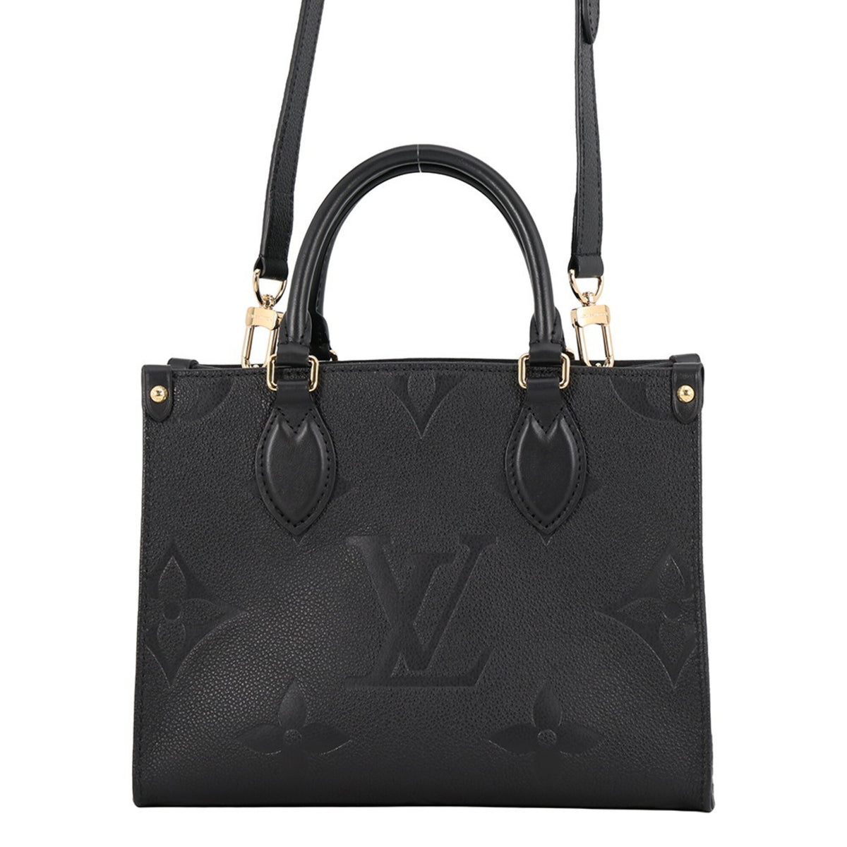 Louis Vuitton Noir Monogram Empreinte Handbag (Pre-Owned)