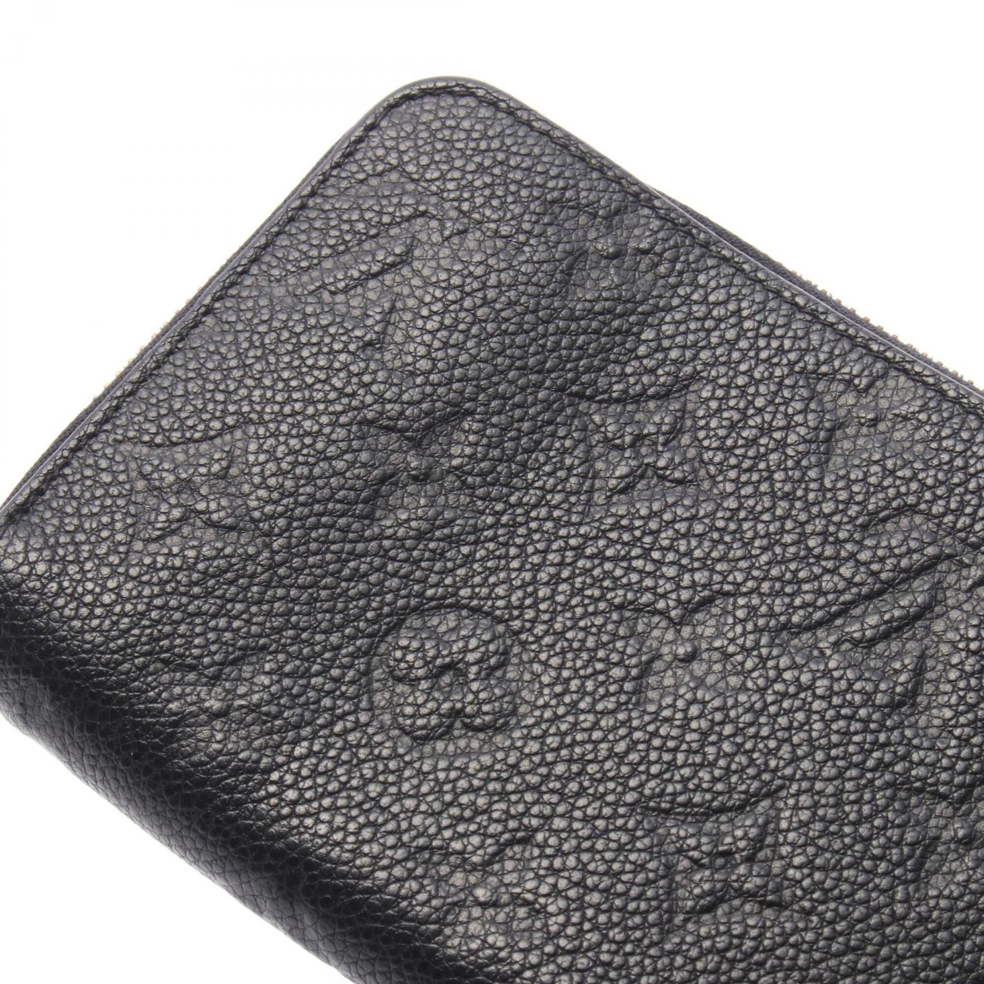 Louis Vuitton Black Noir Monogram Empreinte Long Wallet (Bi-Fold) (Pre-Owned)