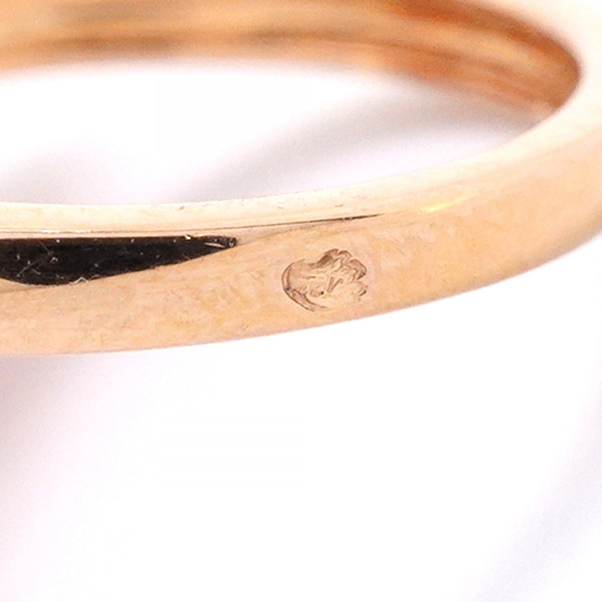 Van Cleef & Arpels Red Color Pink Gold (18K) Band Ring (Pre-Owned)