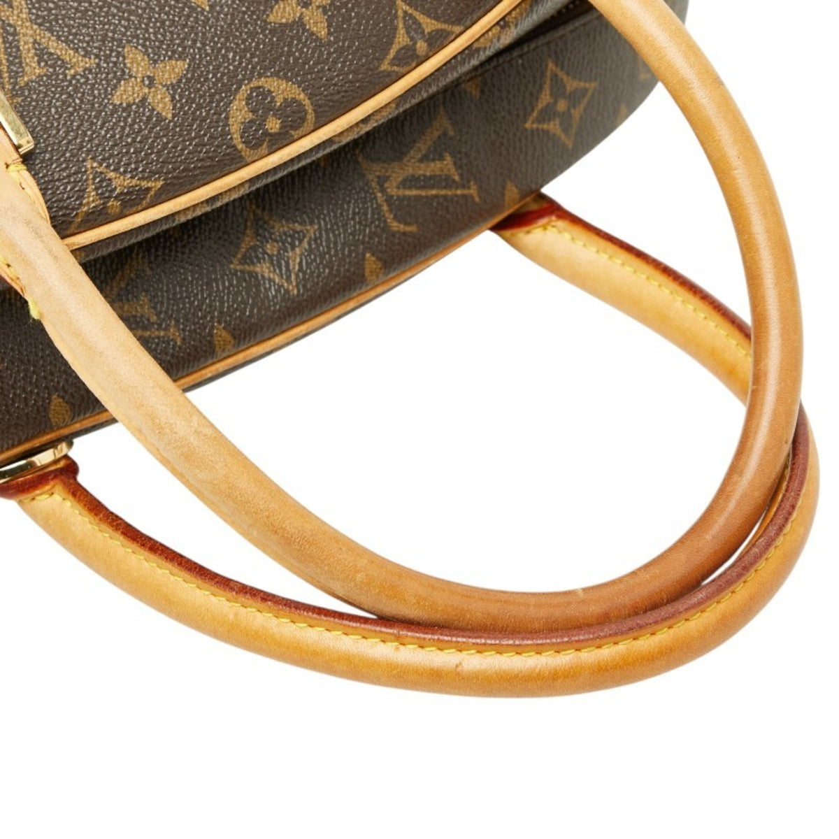 Louis Vuitton Brown Pvc Leather Handbag (Pre-Owned)