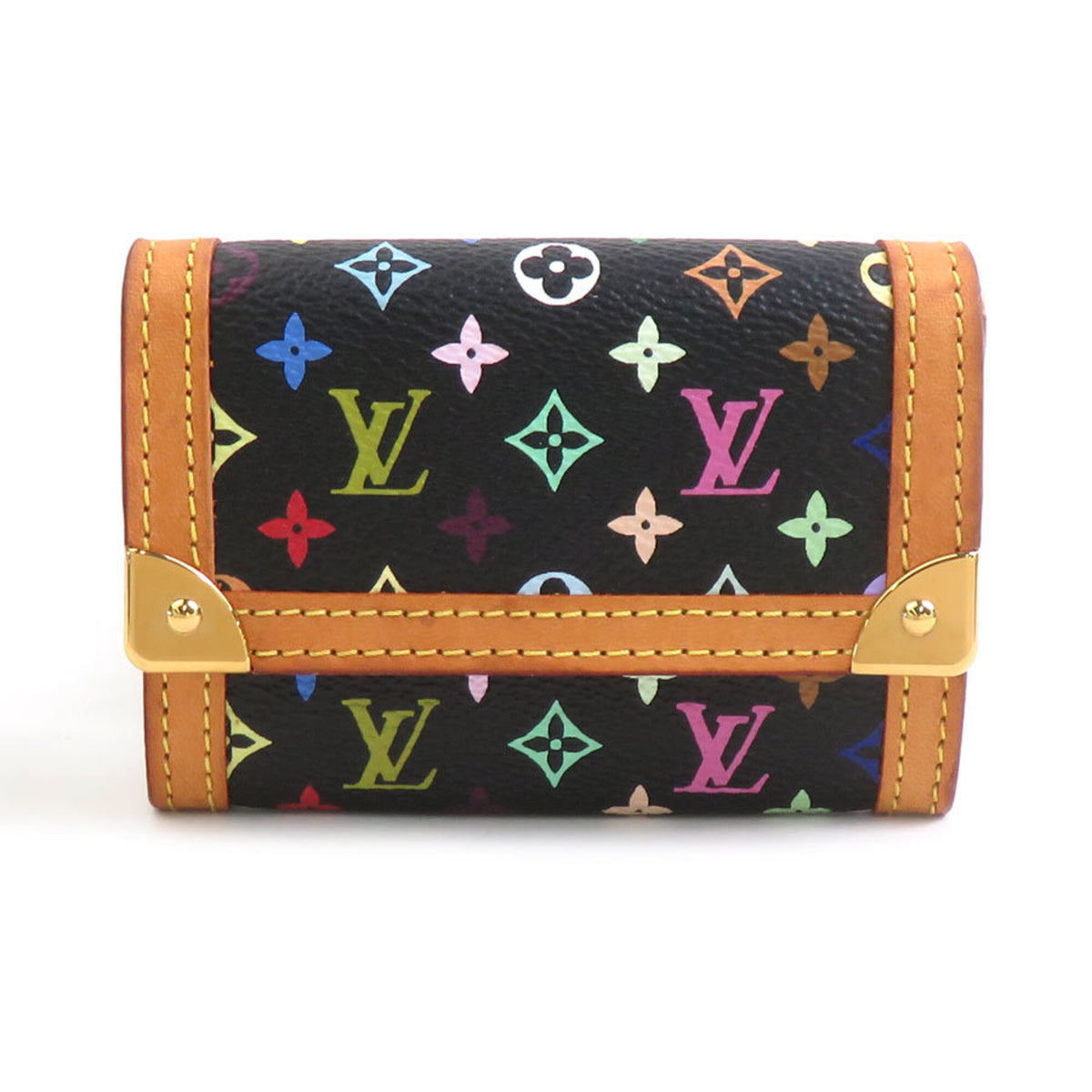 Louis Vuitton Black Monogram Multicolore Coin Purse/Coin Case (Pre-Owned)