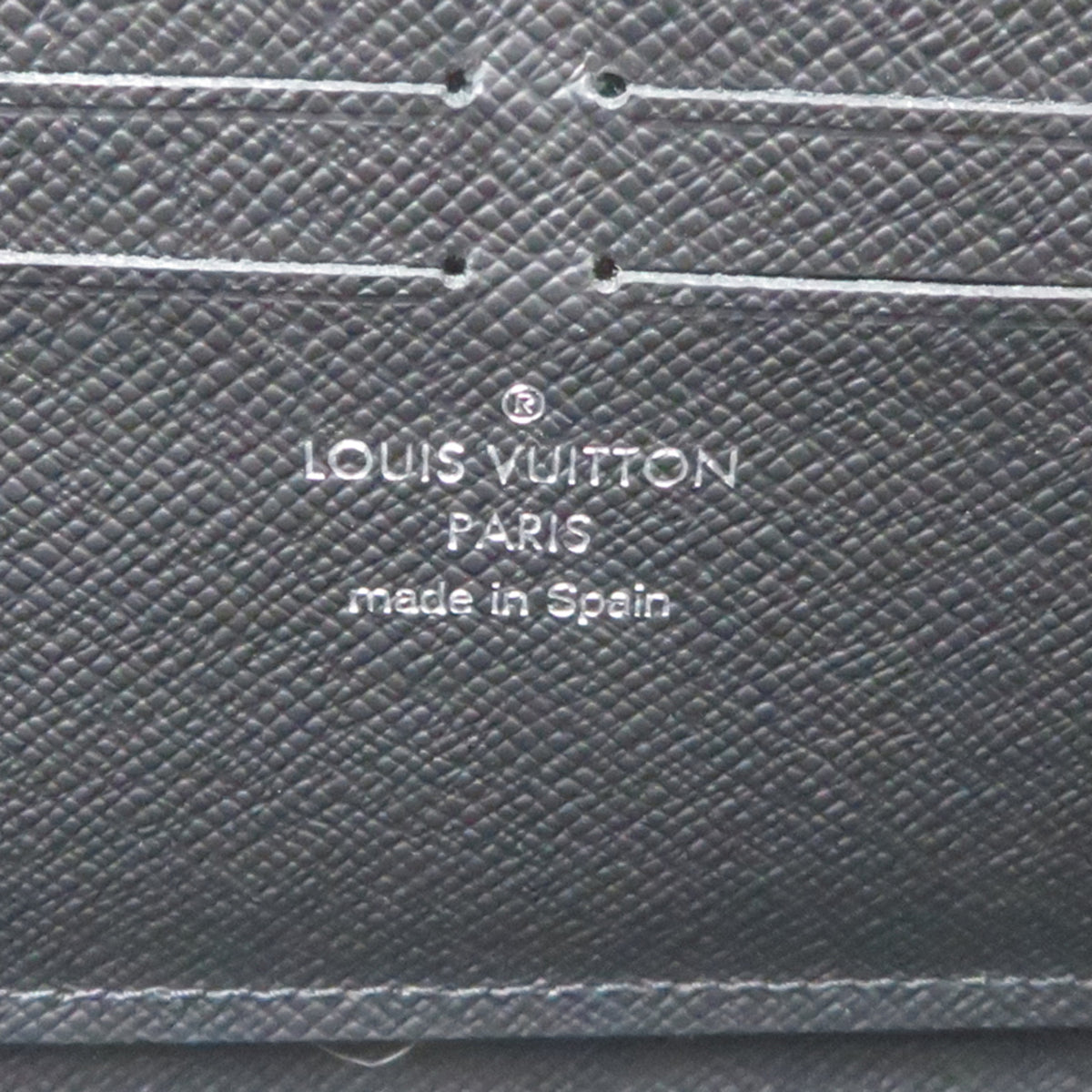 Louis Vuitton Black Damier Graphite Long Wallet (Bi-Fold) (Pre-Owned)