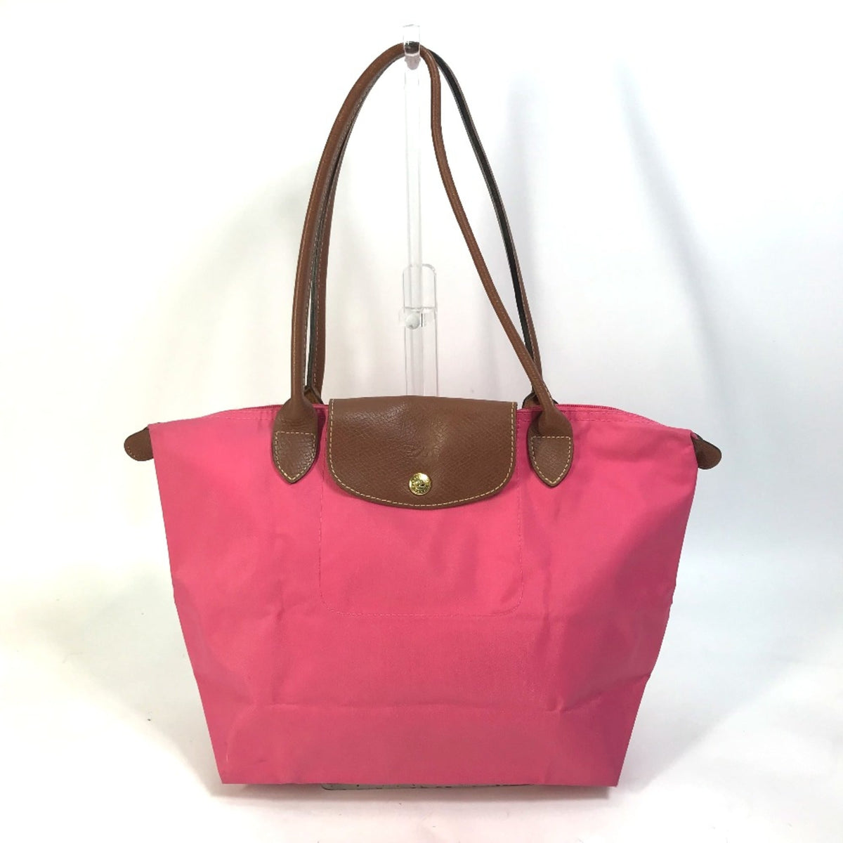 Longchamp Pink Cloth Tote Bag (Pre-Owned)