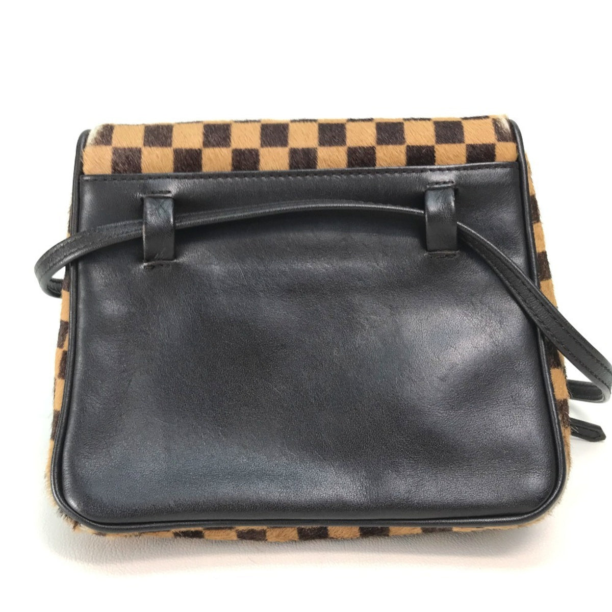 Louis Vuitton Brown Leather Pochette Shoulder Bag (Pre-Owned)