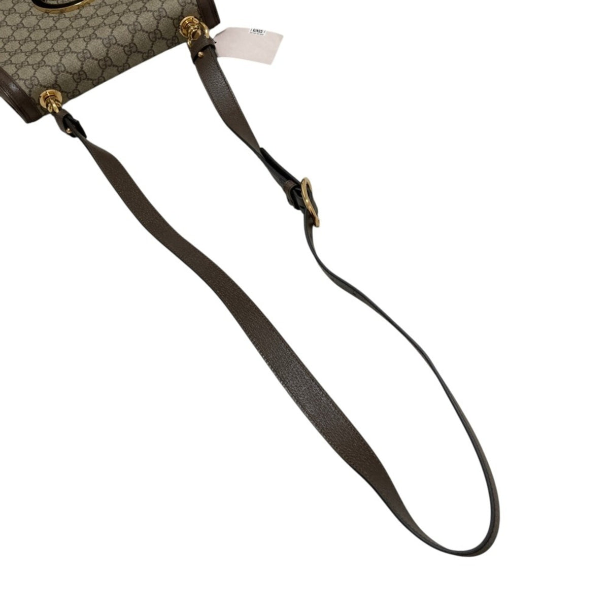Gucci Beige Brown Gg Supreme Shoulder Bag (Pre-Owned)