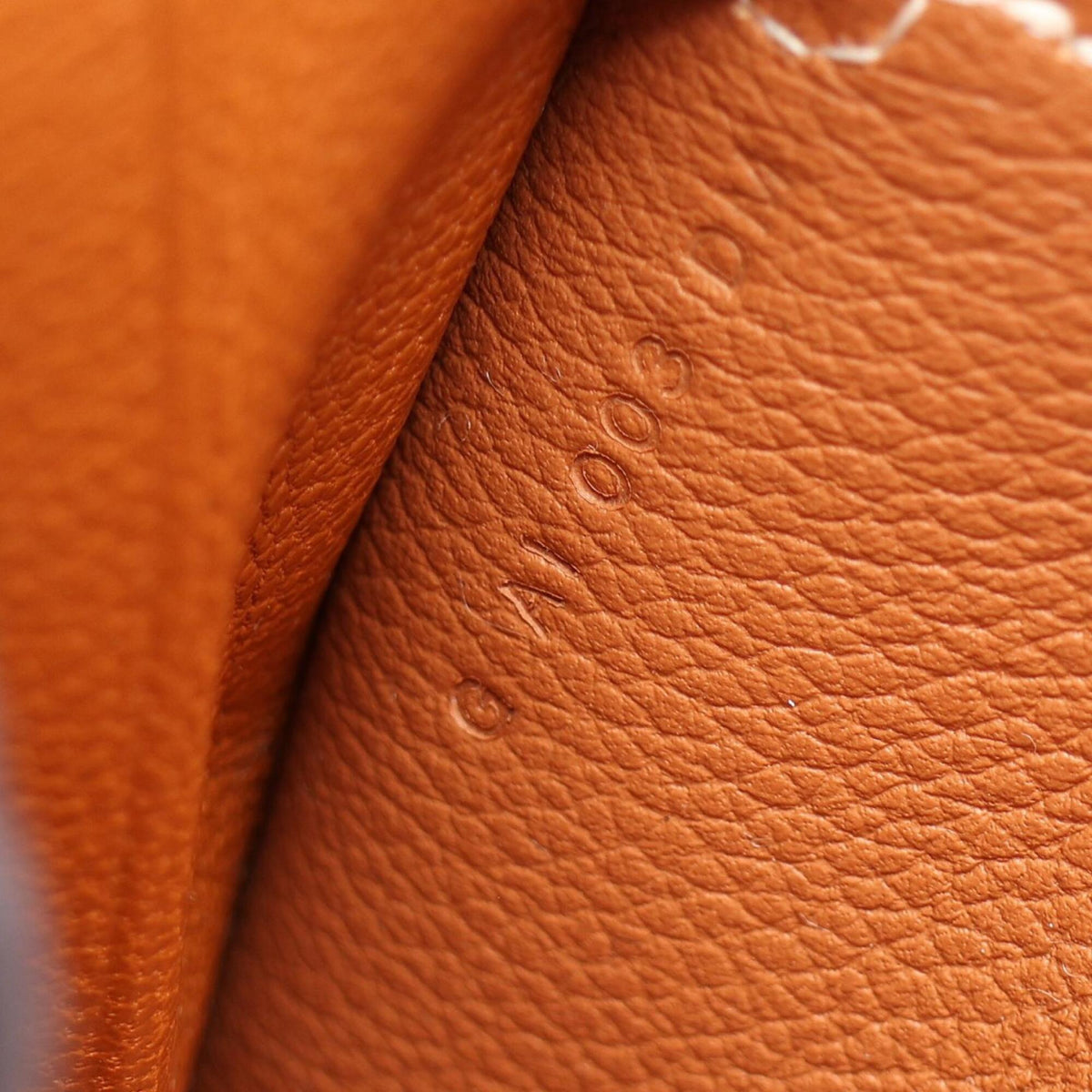 Hermes Brown Leather Handbag Shoulder Bag (Pre-Owned)