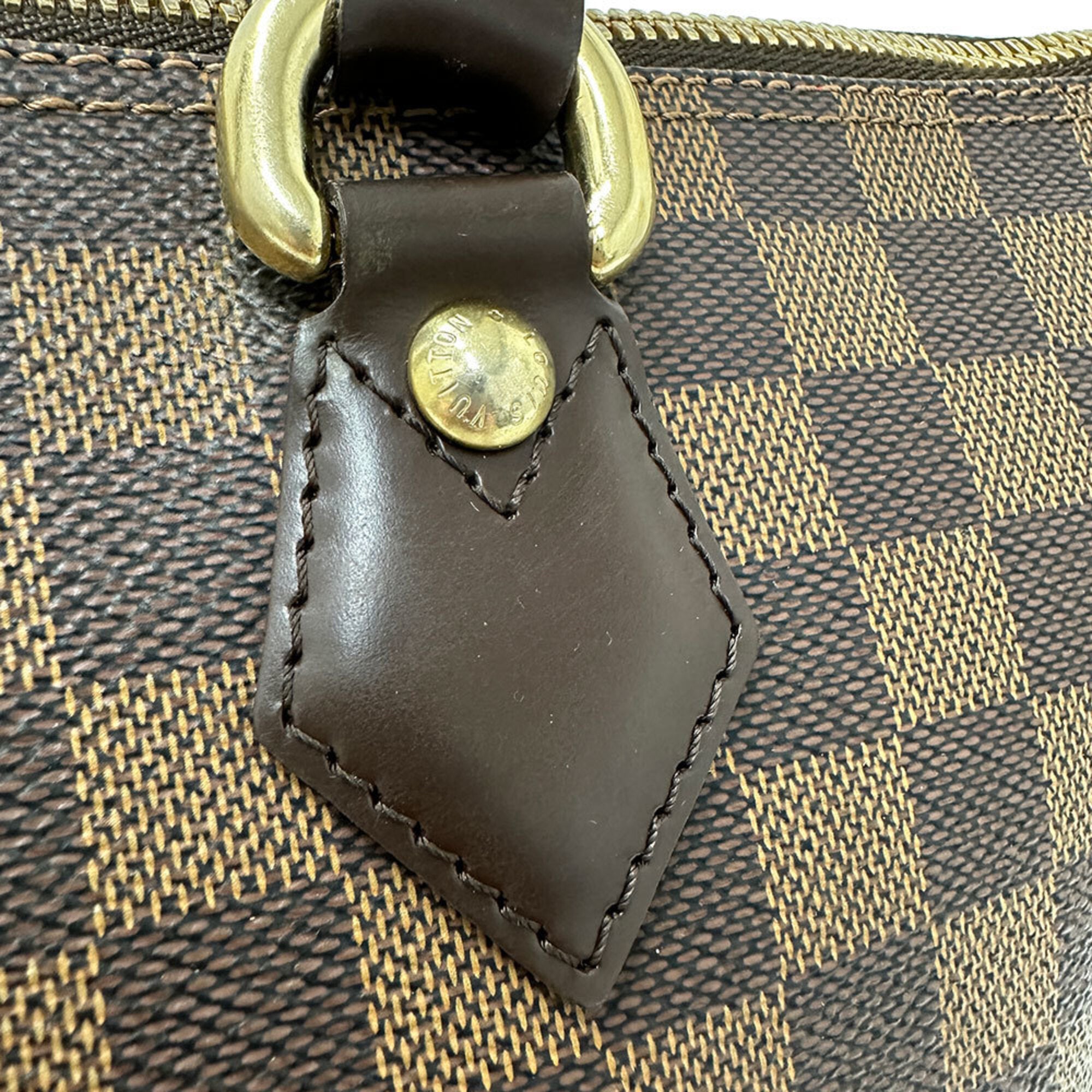 Louis Vuitton Brown Ebene Damier Canvas Handbag Tote Bag (Pre-Owned)