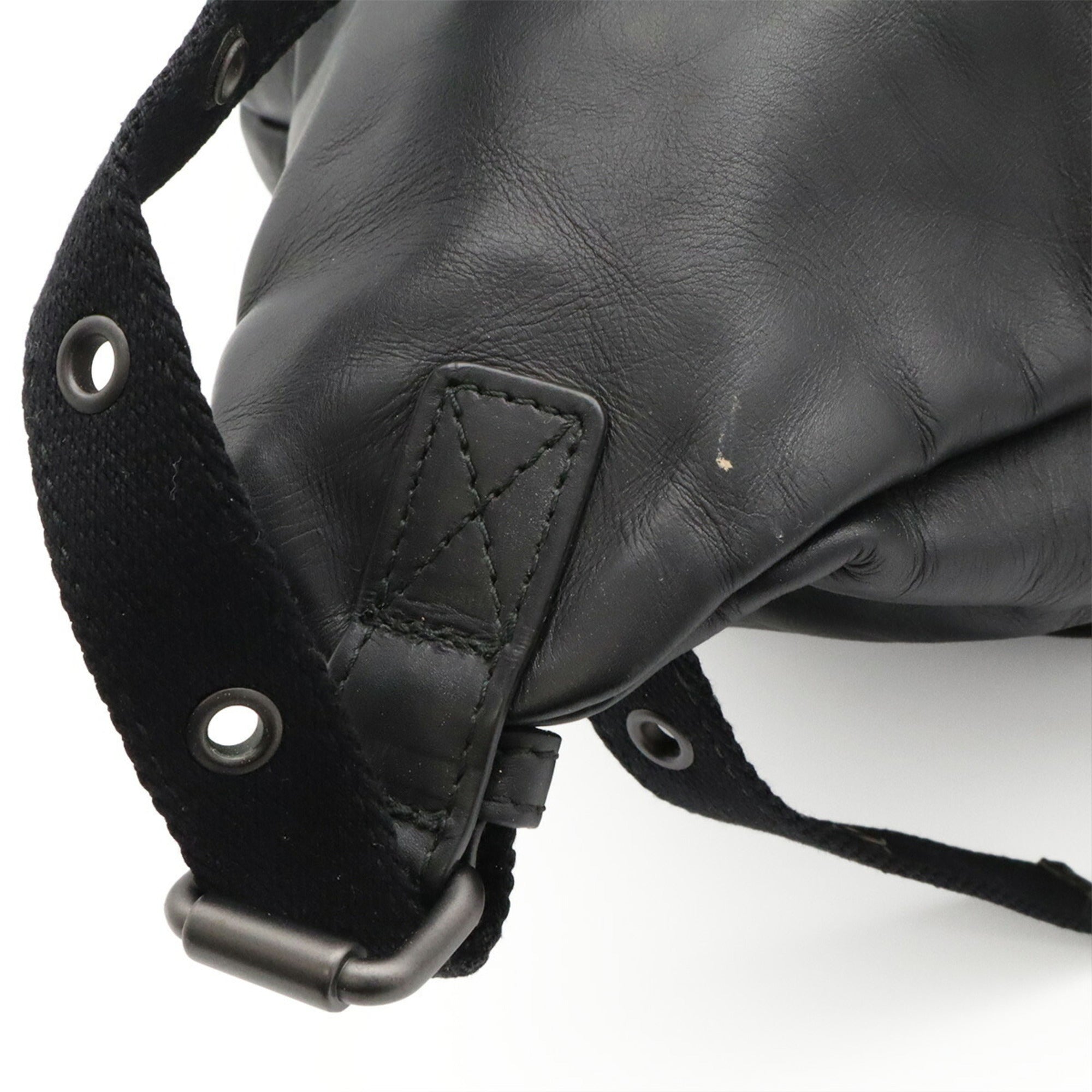 Bottega Veneta Black Intrecciato Backpack (Pre-Owned)