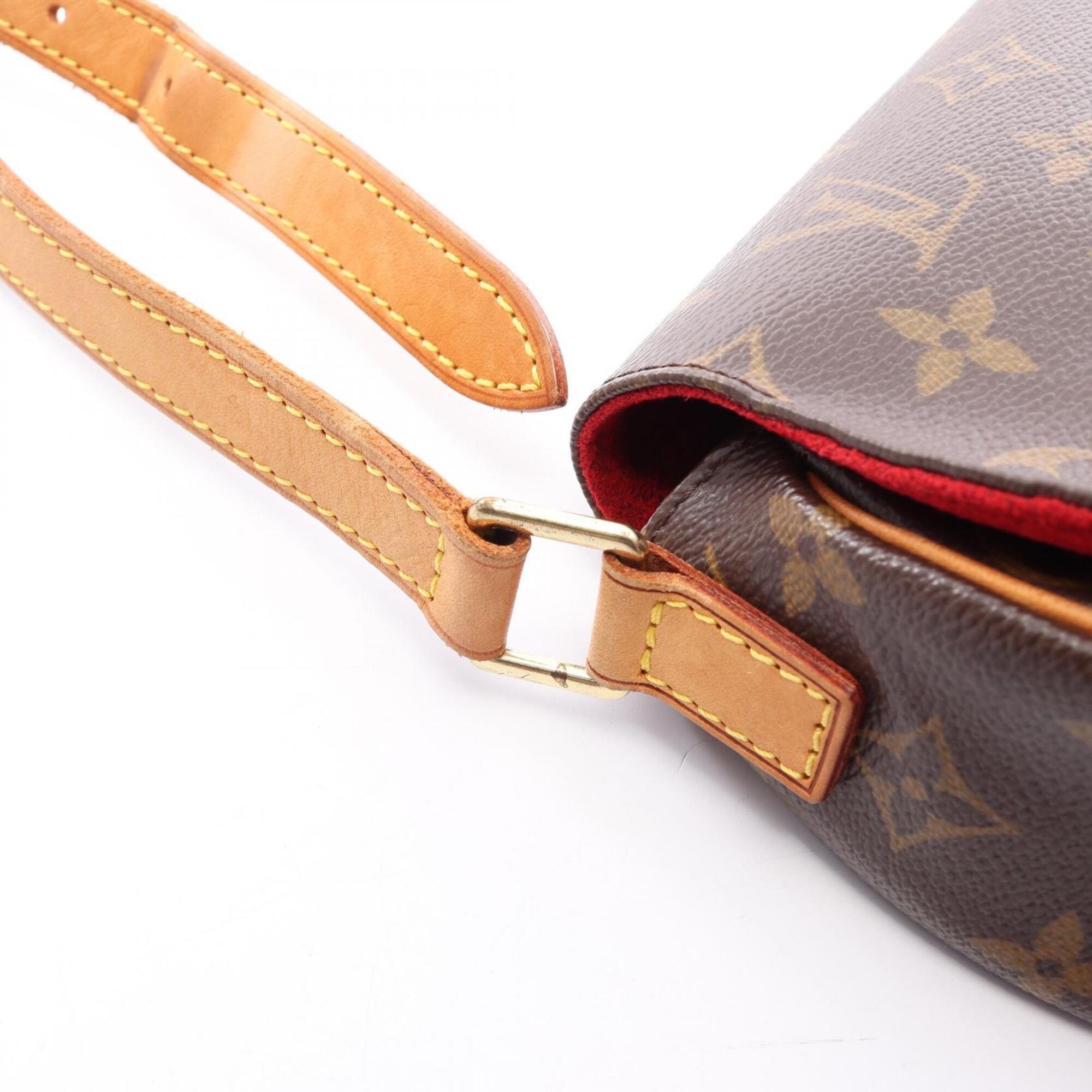 Louis Vuitton Brown Coated Canvas Pvc Monogram Leather Handbag Shoulder Bag (Pre-Owned)