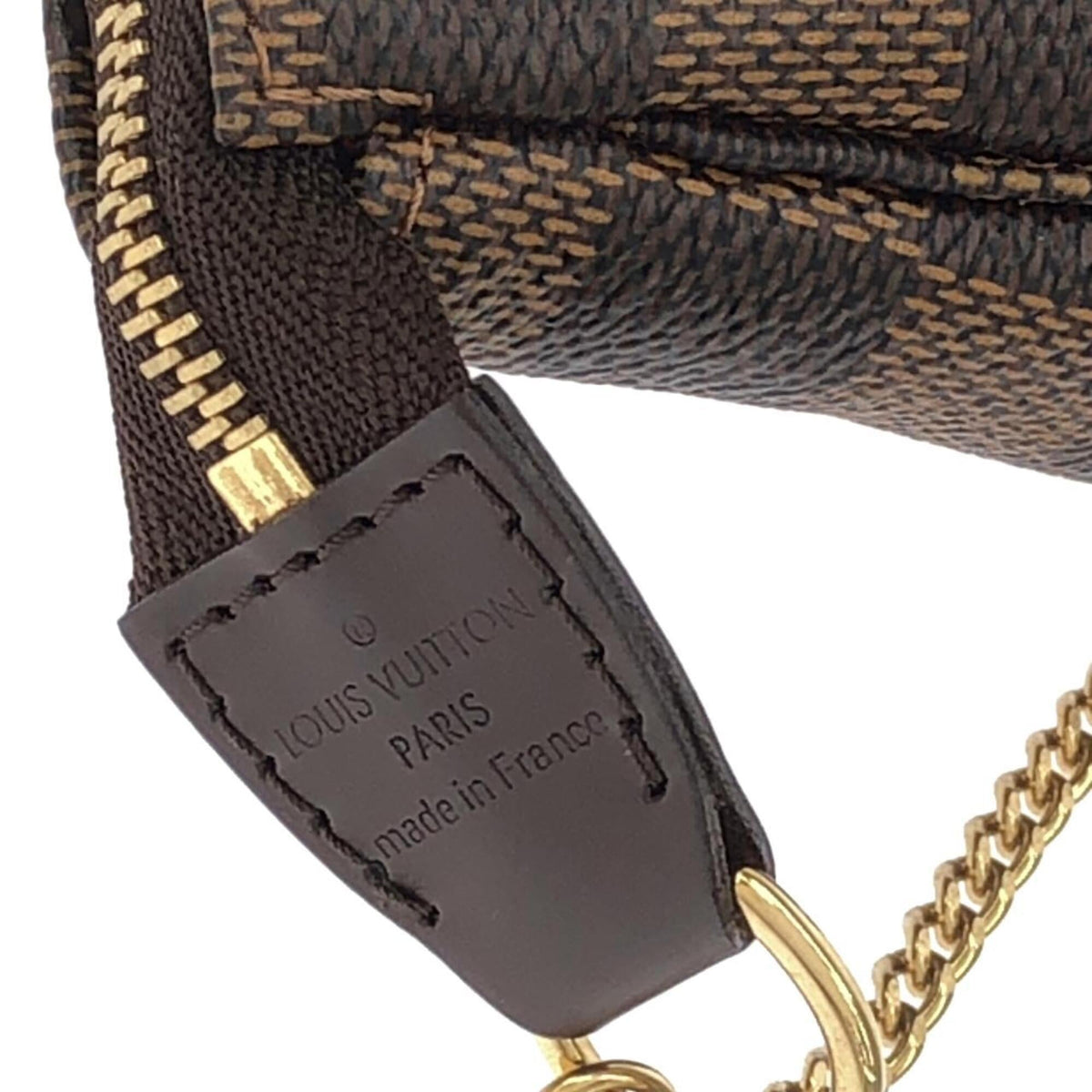 Louis Vuitton Brown Coated Canvas Pochette Pouch (Pre-Owned)