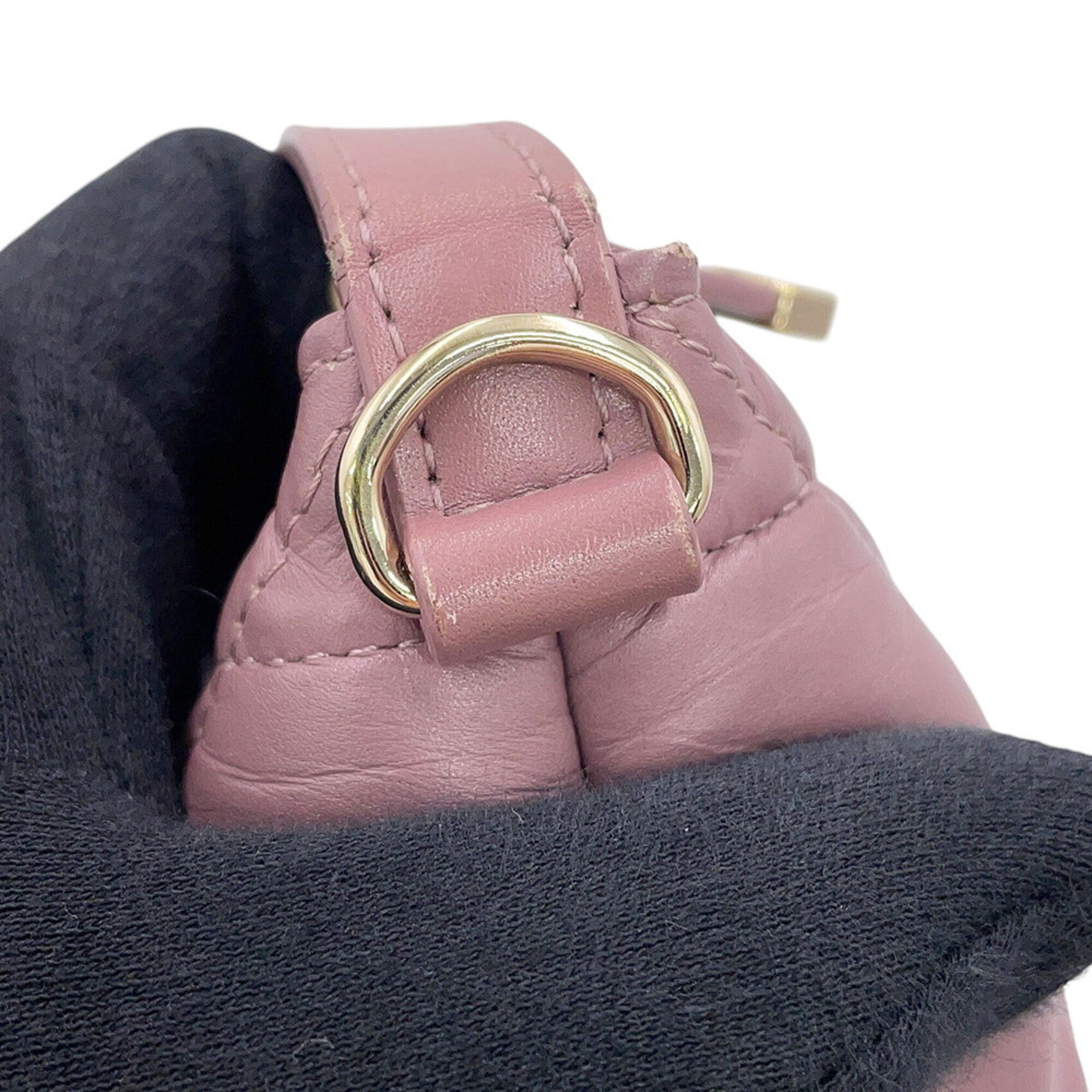 Christian Dior Gold Leather Handbag (Pre-Owned)