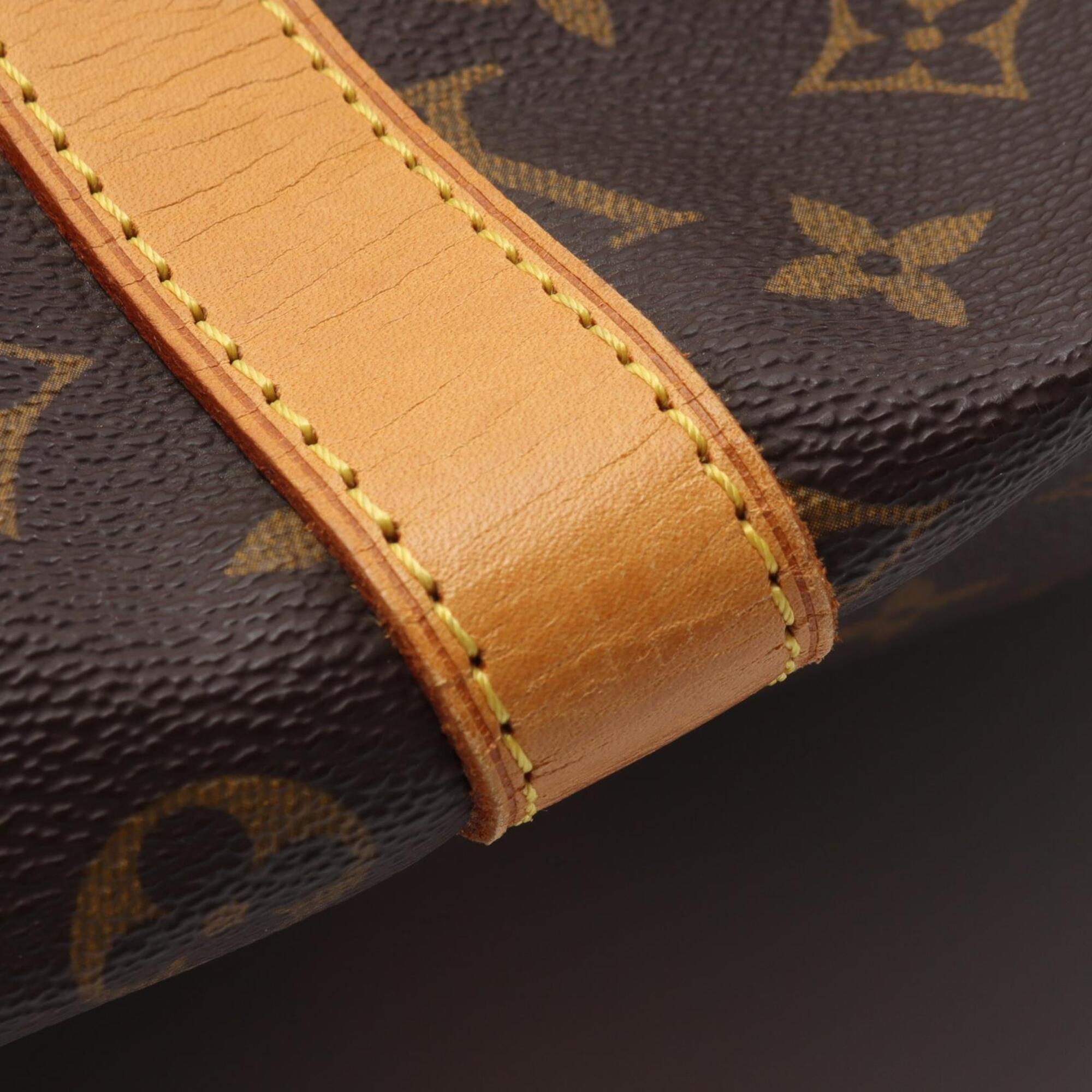 Louis Vuitton Brown Pvc Leather Boston Bag Handbag (Pre-Owned)
