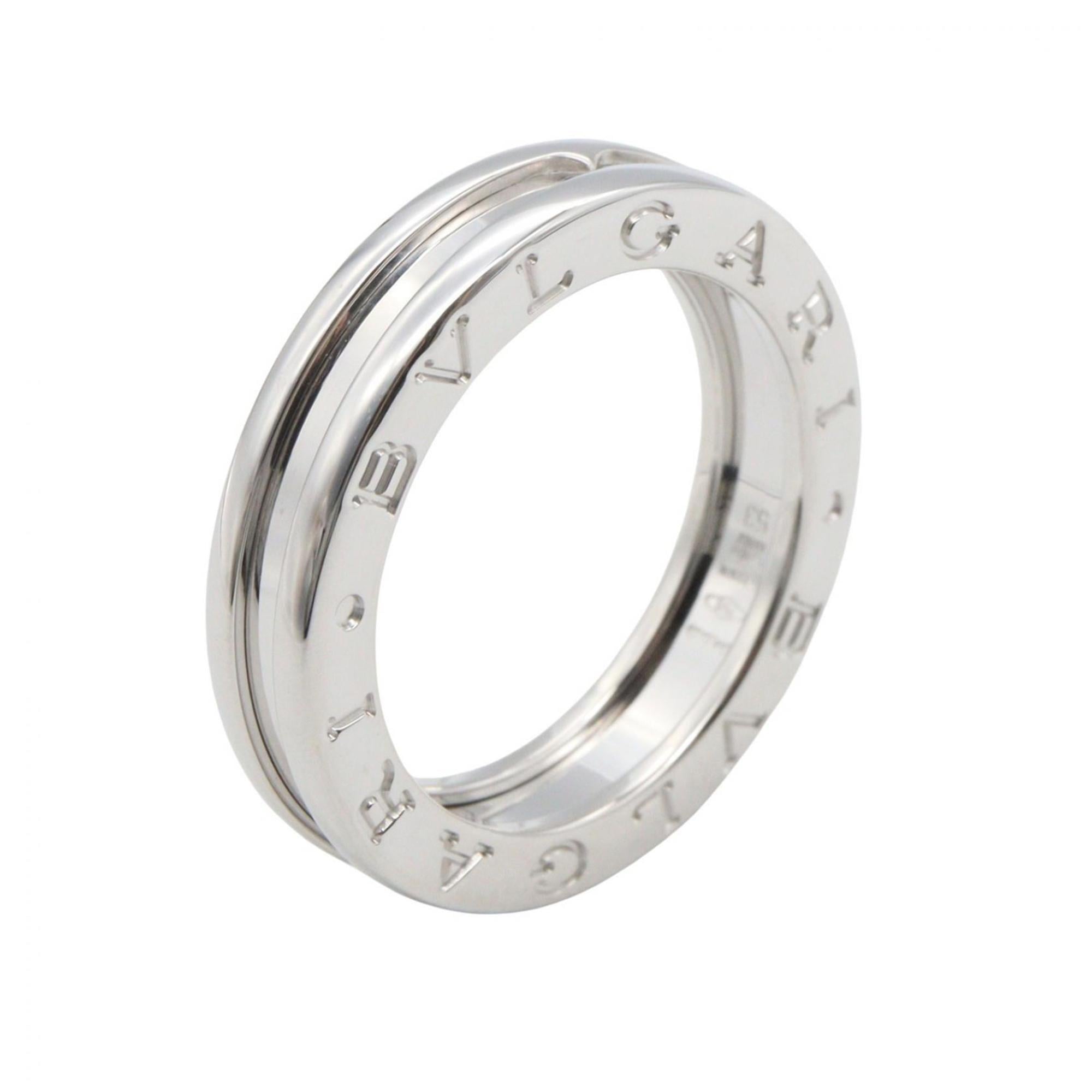 Bvlgari Silver White Gold (18K) Band Ring (Pre-Owned)