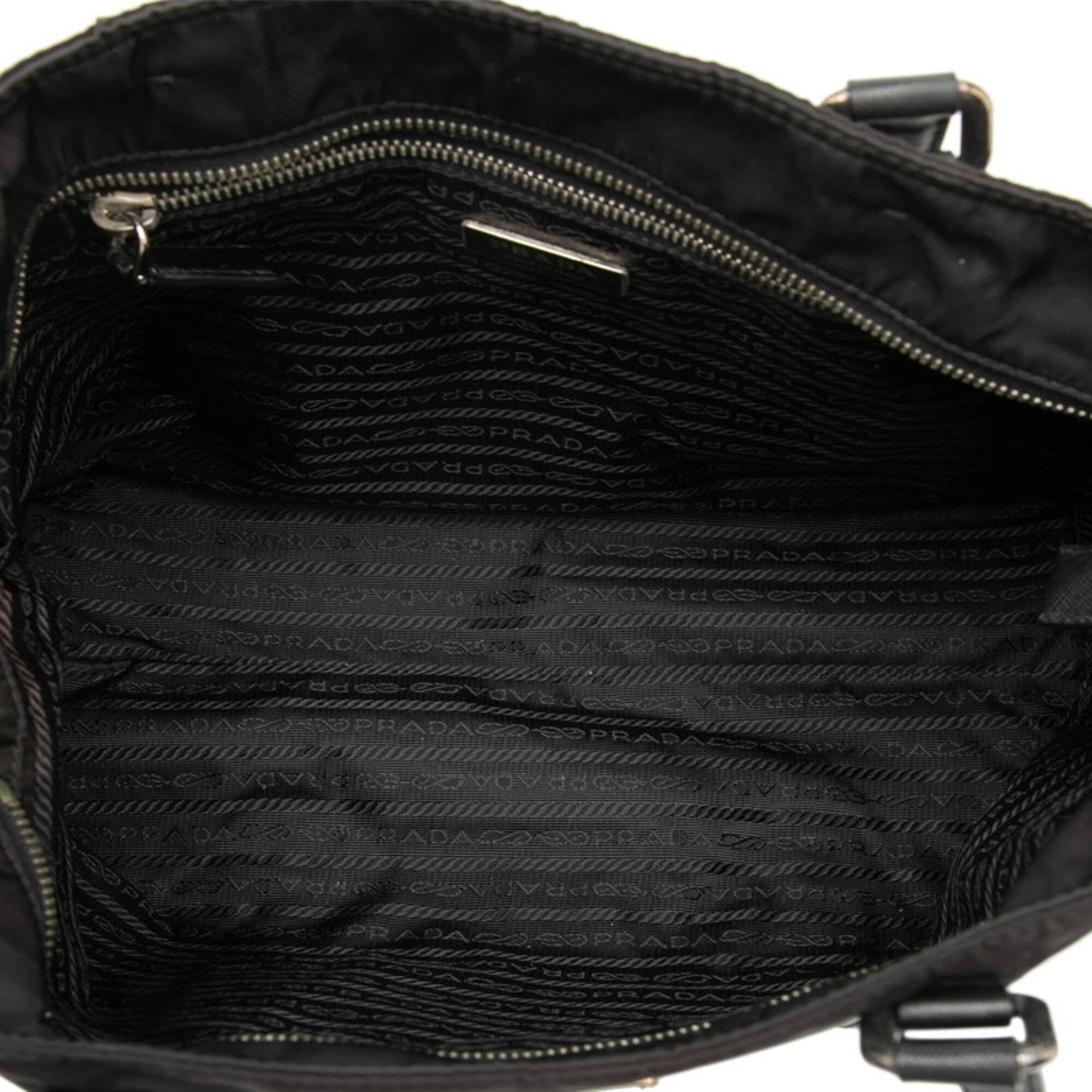Prada Black Nylon Tote Bag (Pre-Owned)